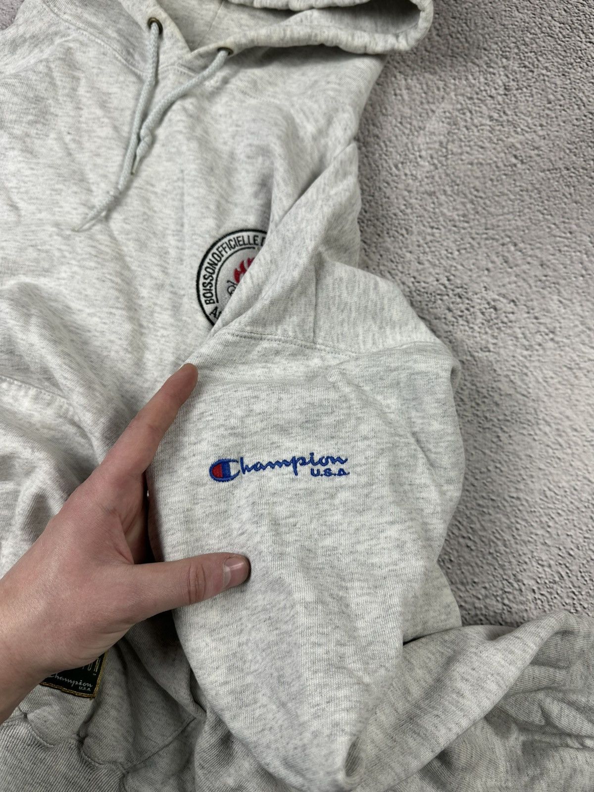 Champion Vintage Champion Atlanta 1996 Olympic Hoodie Grey USA Washed Size US XL / EU 56 / 4 - 8 Thumbnail