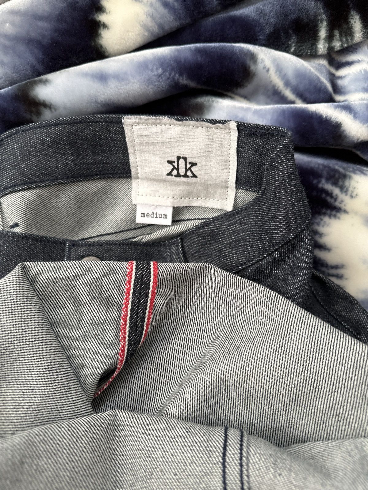 K-Two Studios K-two 14.5oz selvedge indigo denim Size US 32 / EU 48 - 4 Thumbnail
