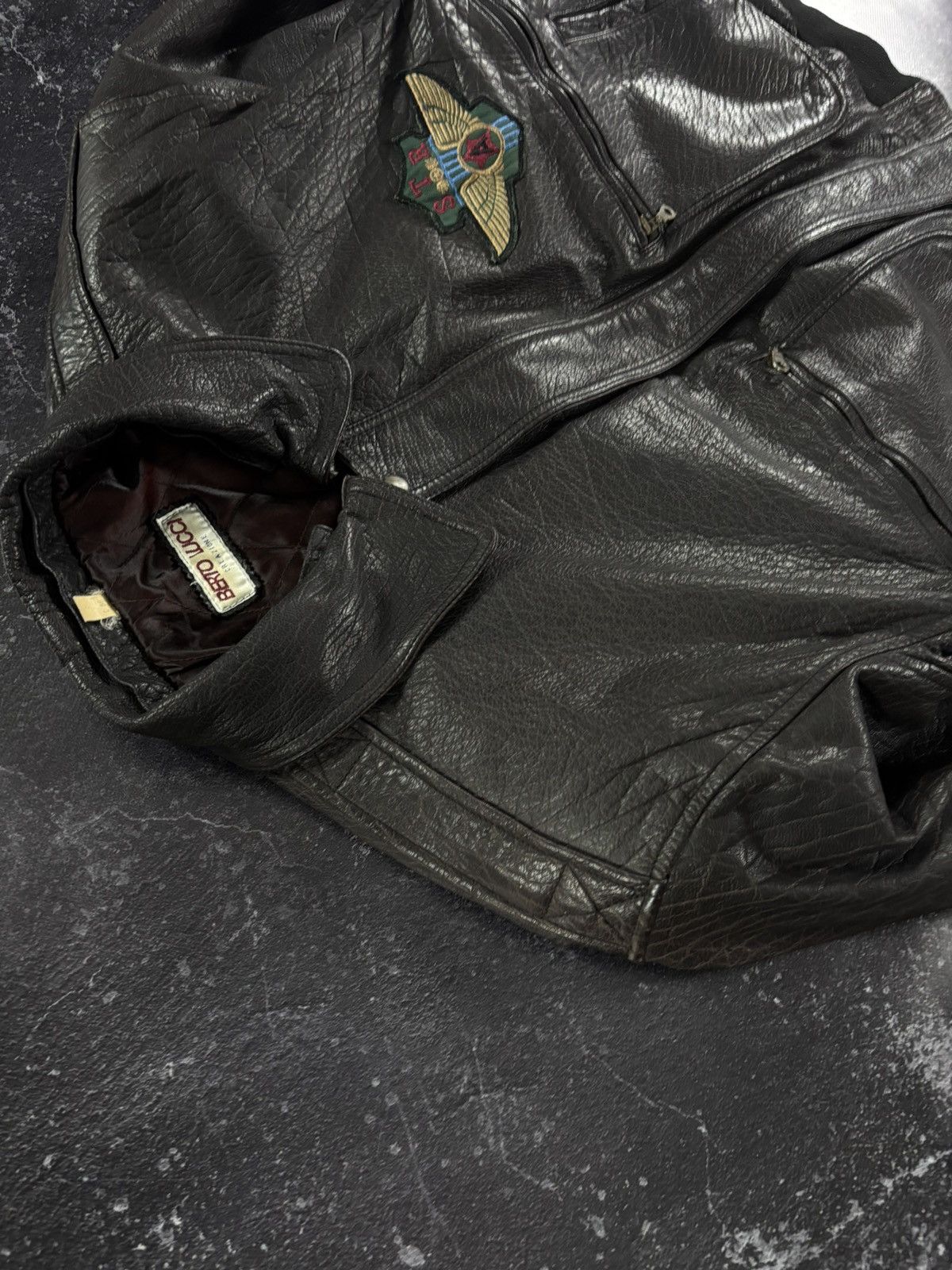 Vintage Vintage Aviator Leather bomber jacket Size US XL / EU 56 / 4 - 8 Thumbnail
