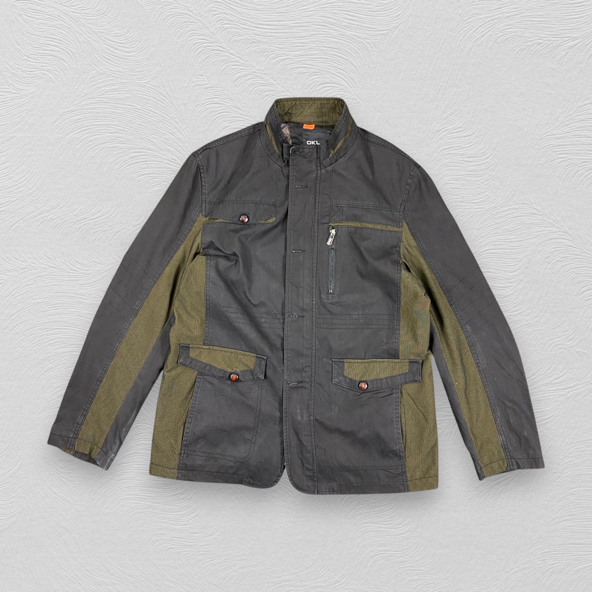Japanese Brand Vintage Japanese Brand Okla 4 Pocket Jacket -J054 Size US L / EU 52-54 / 3 - 1 Thumbnail
