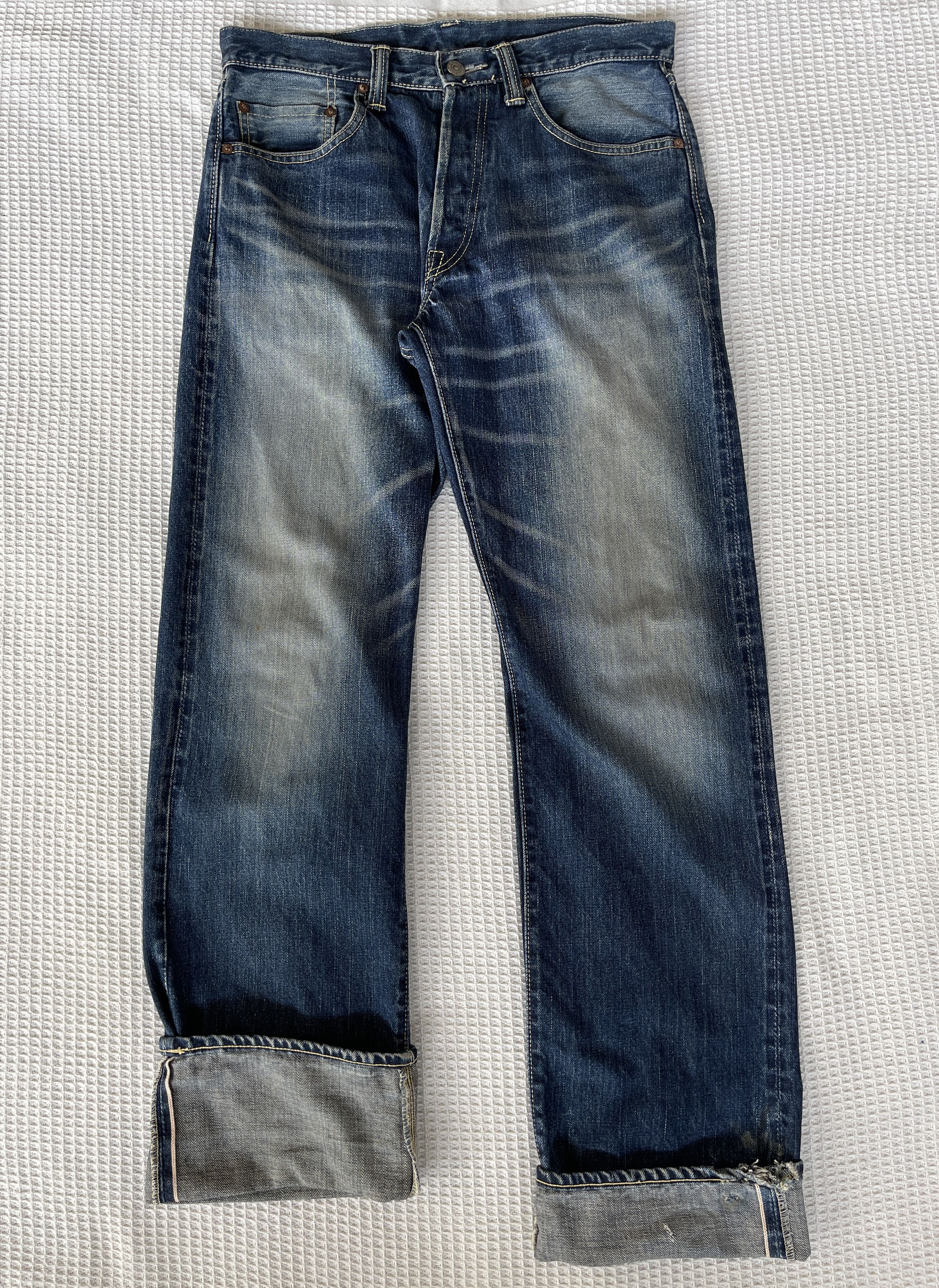 Kapital Vintage’90s🔥ETERNAL By Kapital🔥Distressed Selvedge Denim Size US 32 / EU 48 - 2 Thumbnail