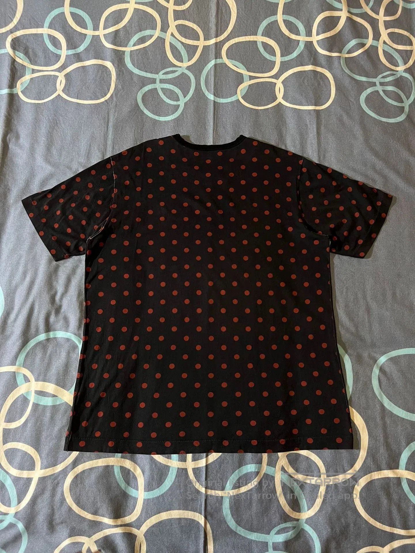 Dolce & Gabbana Dolce&Gabbana Spliced Graffiti Polka Dot T-shirt. Size US XL / EU 56 / 4 - 3 Thumbnail
