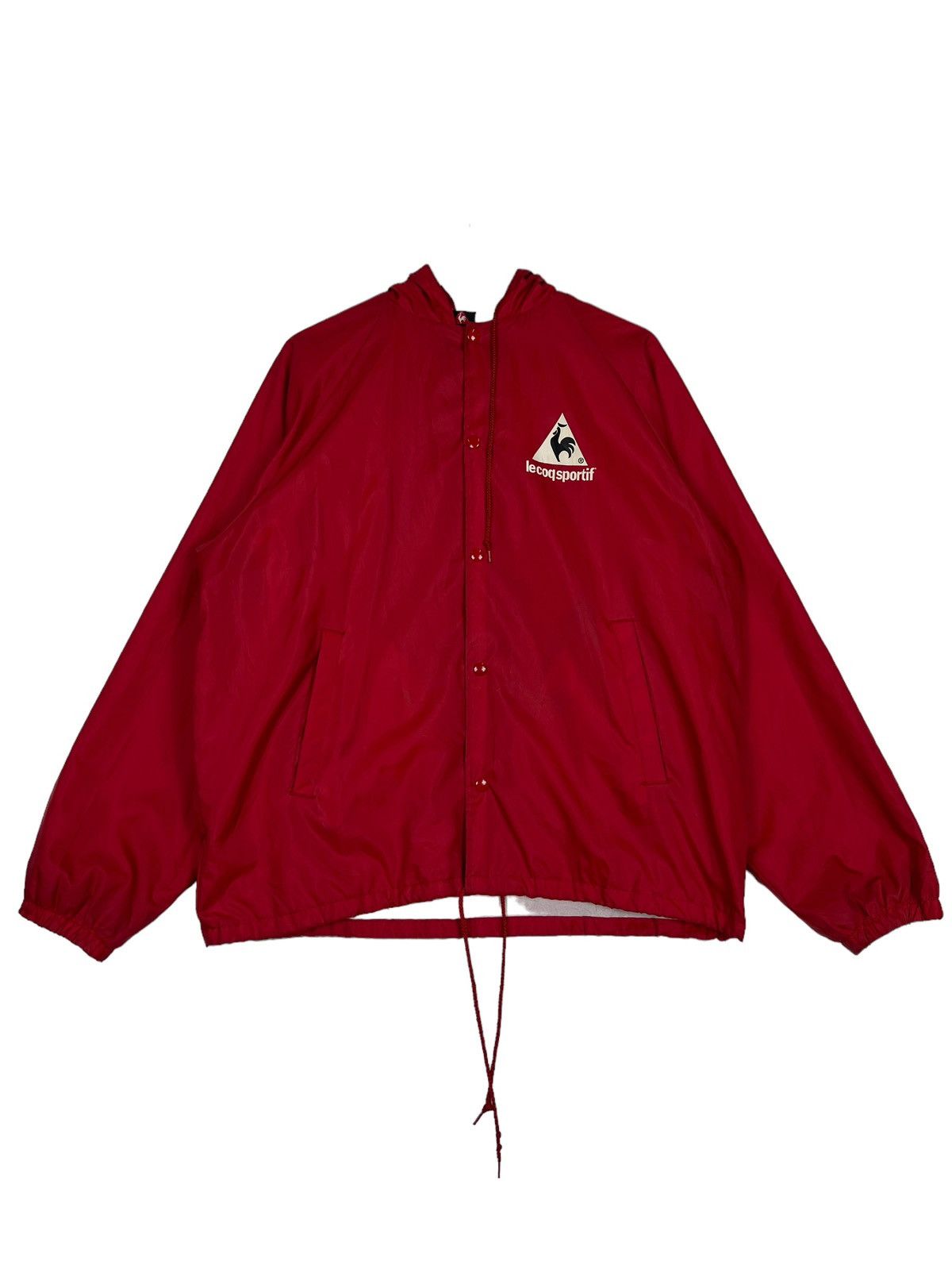 Le Coq Sportif 🔥 80s VINTAGE LE COQ SPORTIF BIG LOGO COACH JACKET MADE USA Size US L / EU 52-54 / 3 - 3 Thumbnail