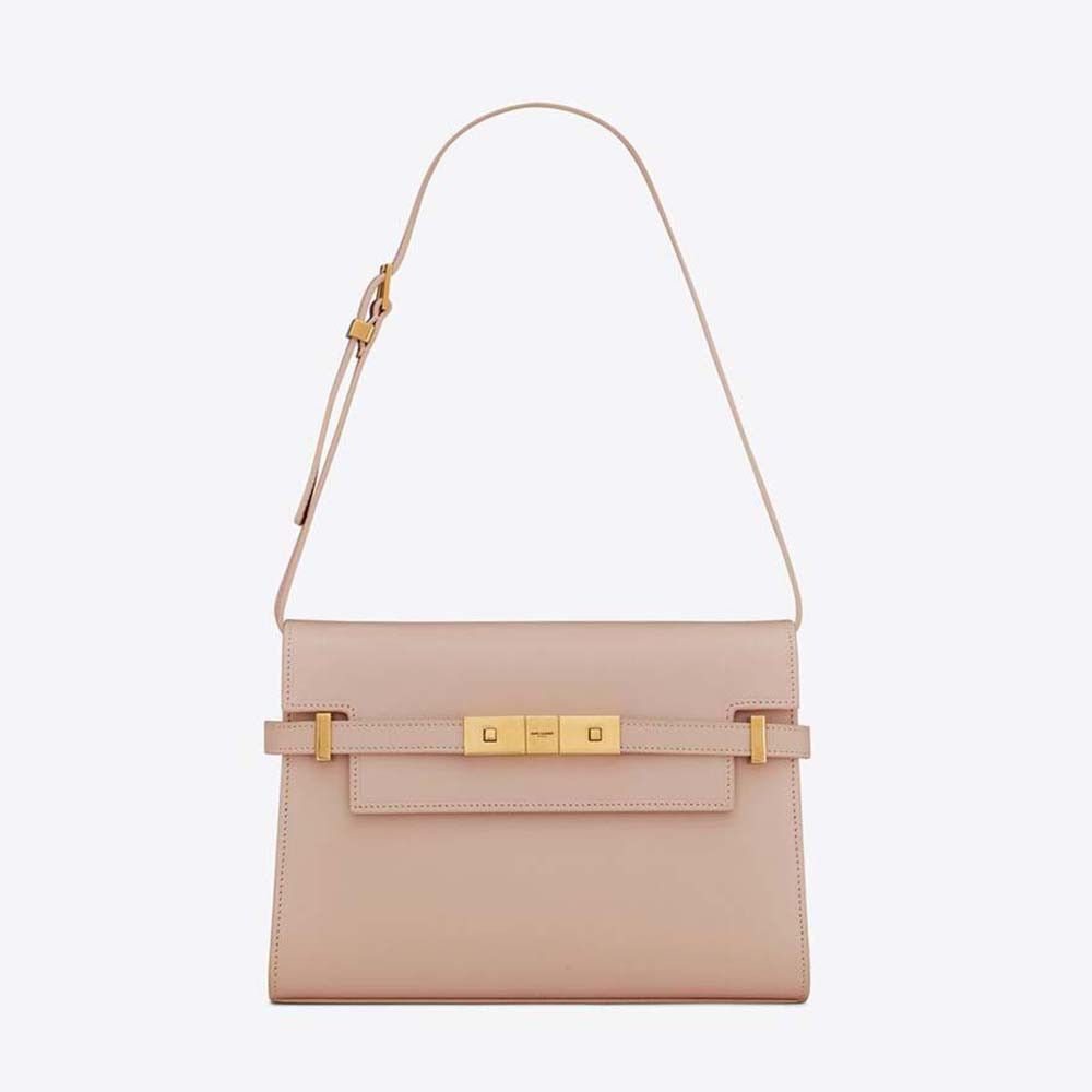 Saint Laurent Paris o1s1wg111024 Size : OS / Manhattan Small Bag in Peach Size ONE SIZE - 1 Thumbnail