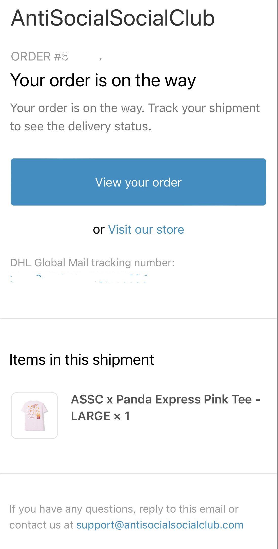 Anti Social Social Club Anti Social Social Club x Panda Express Pink Tee Size US L / EU 52-54 / 3 - 6 Thumbnail