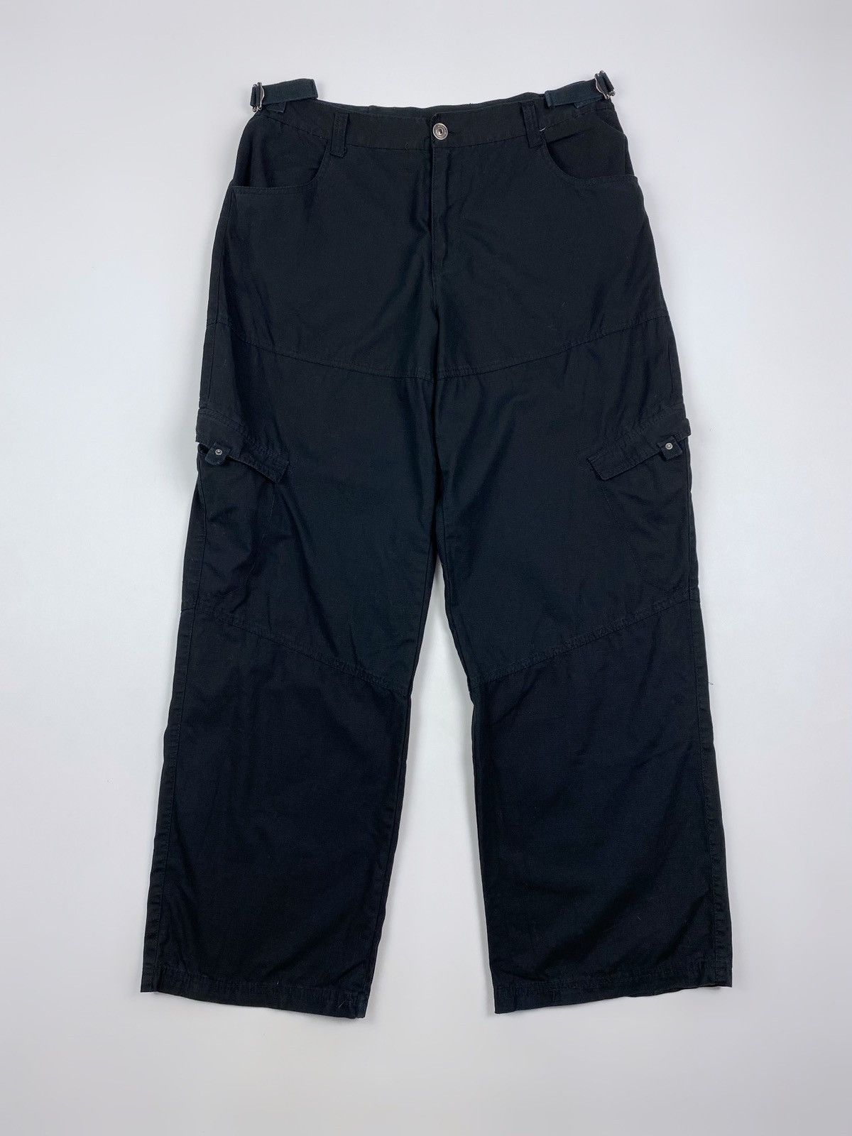 Airwalk 2000’s Vintage Airwalk Black Ripstop Baggy Cargo Pants Size US 35 - 4 Thumbnail