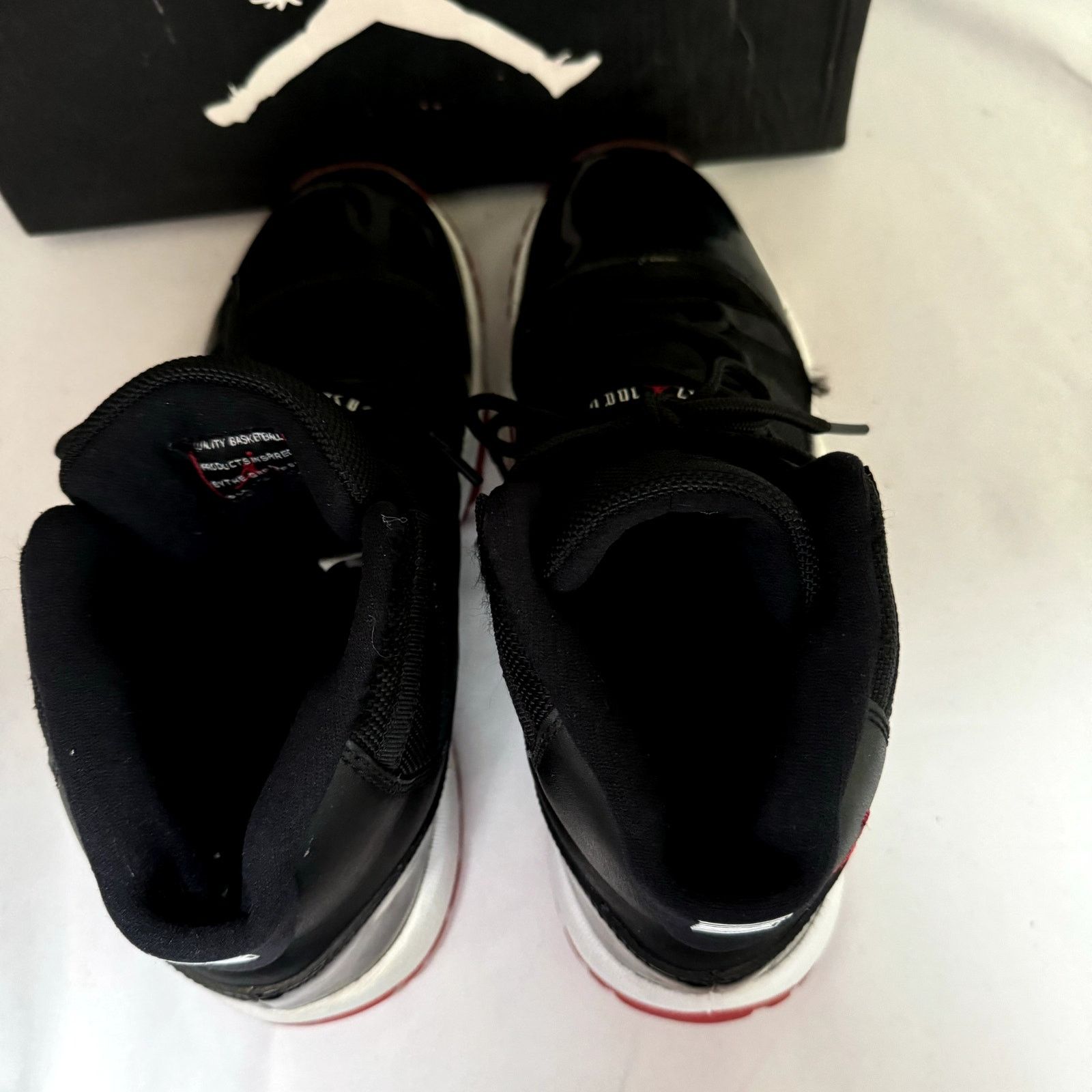 Jordan Brand × Nike Size 6.5 - Nike Air Jordan 11 Retro GS Bred 2012 Men's Shoes Size US 6.5 / EU 39-40 - 5 Thumbnail