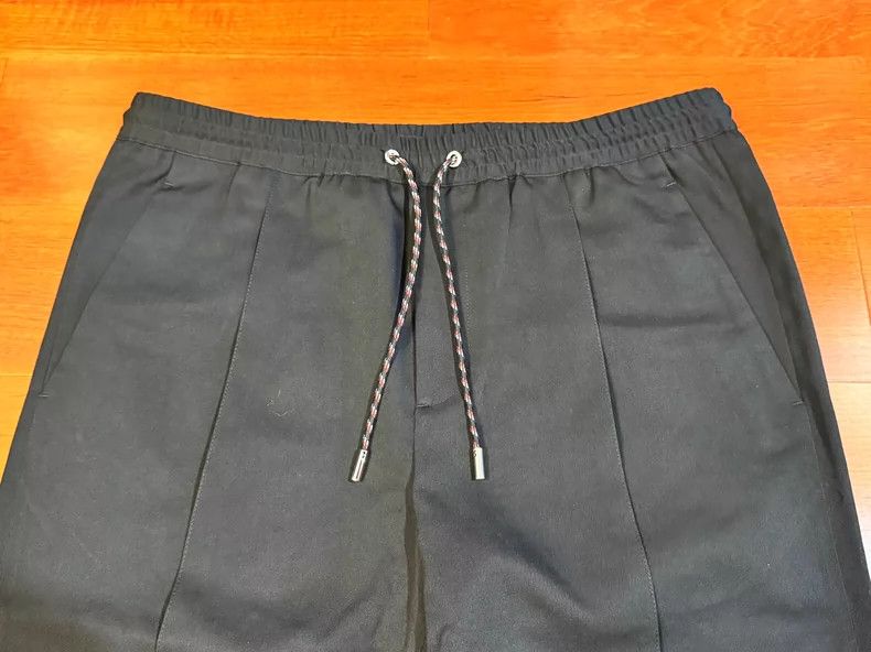 Dior Dior Pleated drawstring elastic waist casual pants 2505-Nex Size US 34 / EU 50 - 3 Thumbnail