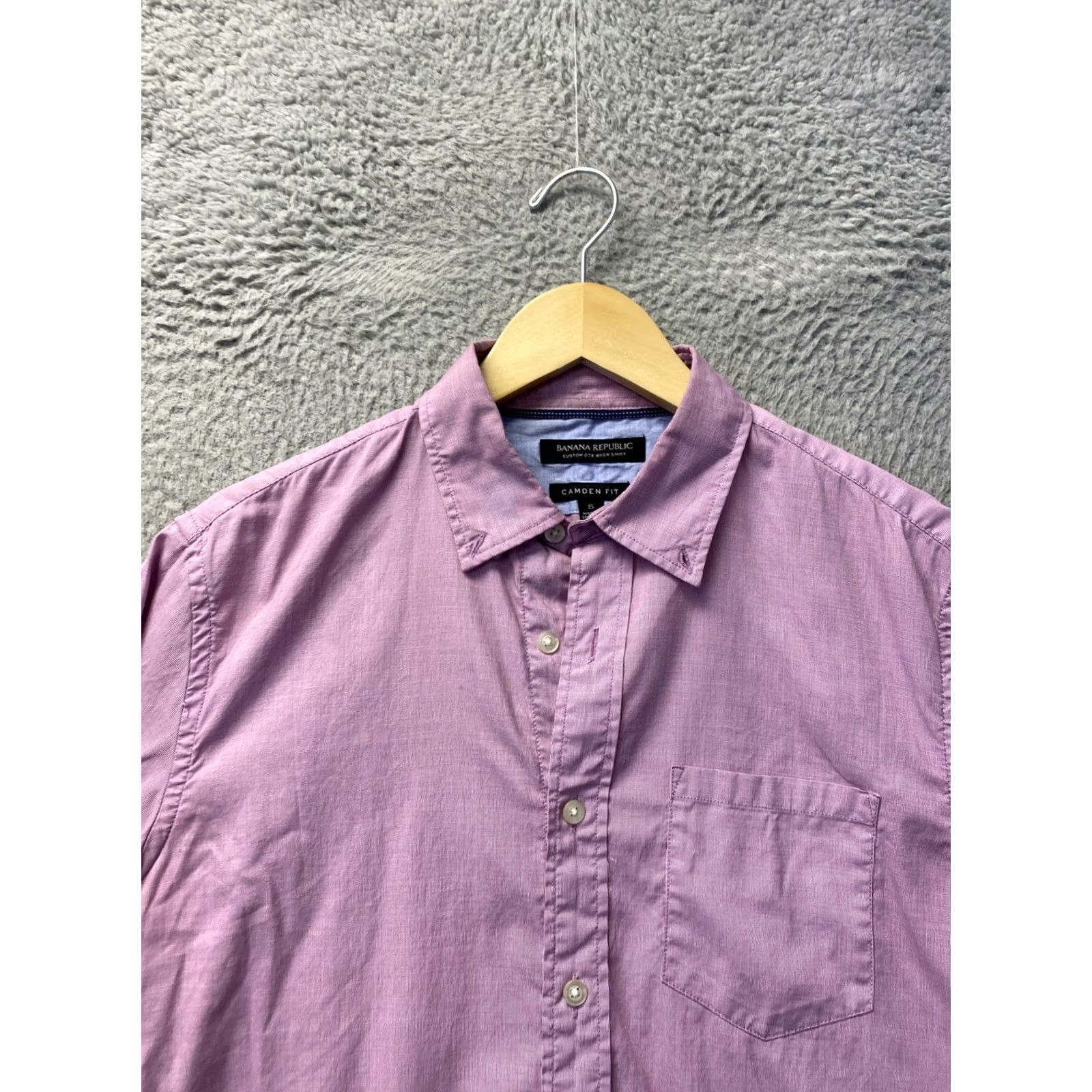 Banana Republic VINTAGE Banana Republic Shirt Mens Small PINK Plaid Long Sleeve Button Up /0884 Size US S / EU 44-46 / 1 - 3 Thumbnail