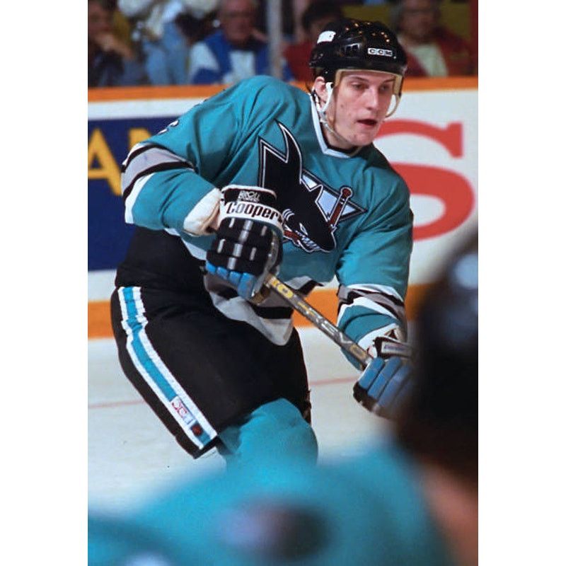 NHL × Starter San Jose Sharks 90s CCM Graphic AOP jersey teal NHL vintage Size US S / EU 44-46 / 1 - 9 Thumbnail