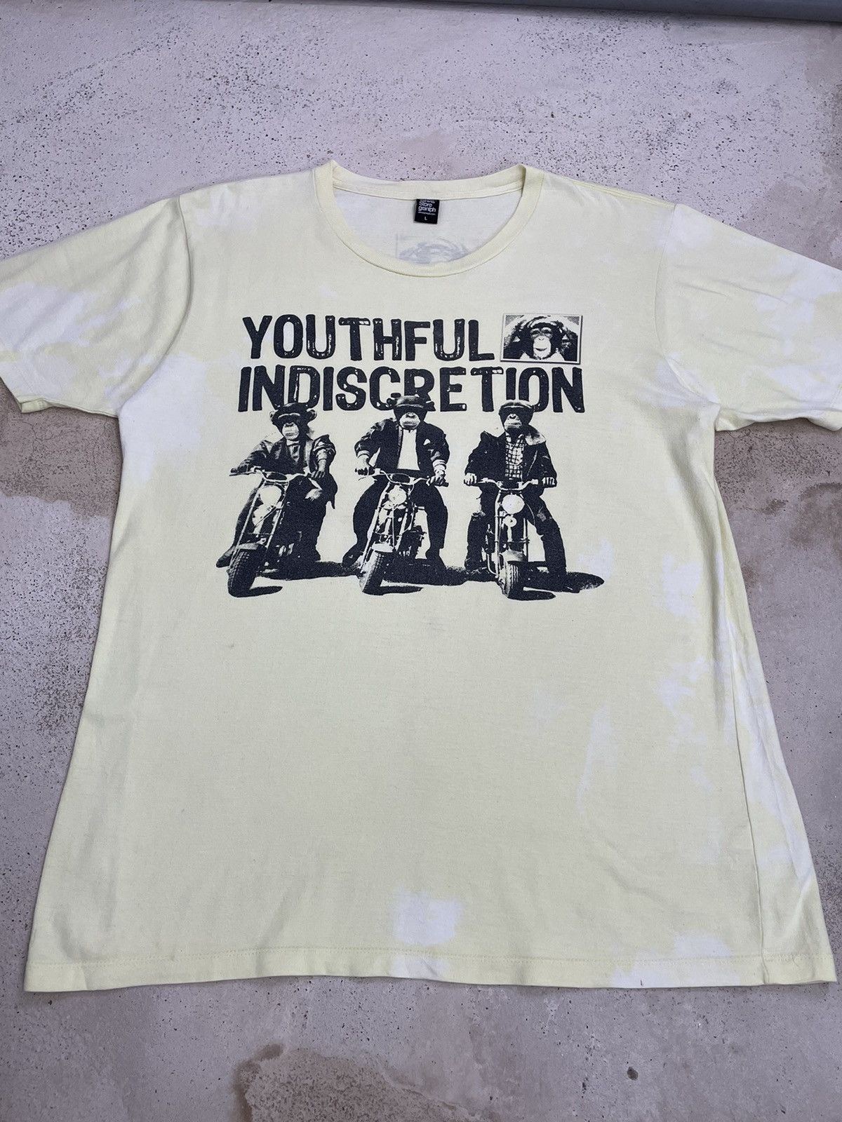 Japanese Brand Youthful Indiscretion 3 Apes Graphic Tee Size US L / EU 52-54 / 3 - 3 Thumbnail