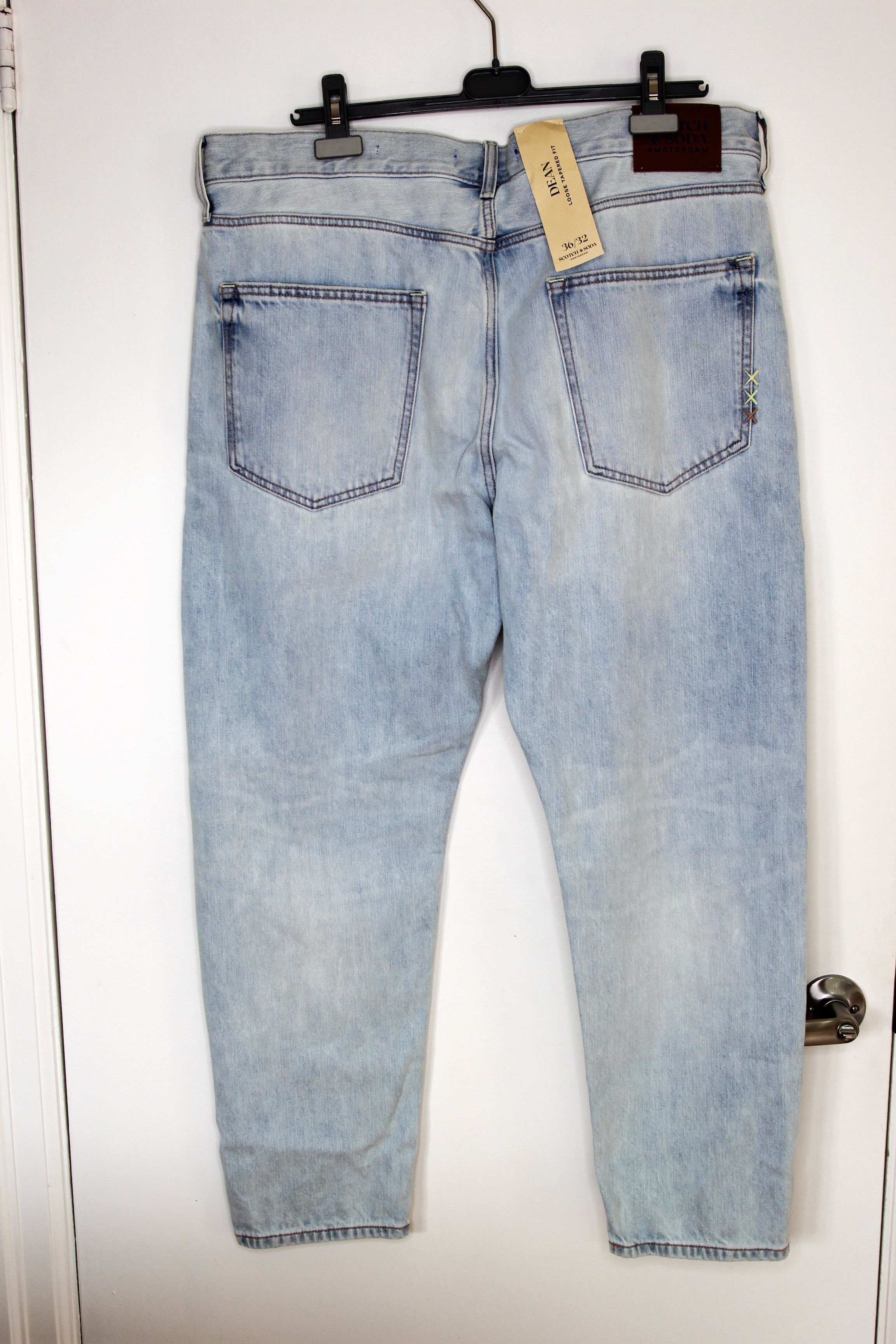 Scotch & Soda BNWT SS25 SCOTCH & SODA DEAN BLEACHED DENIM JEANS 36 Size US 36 / EU 52 - 3 Thumbnail