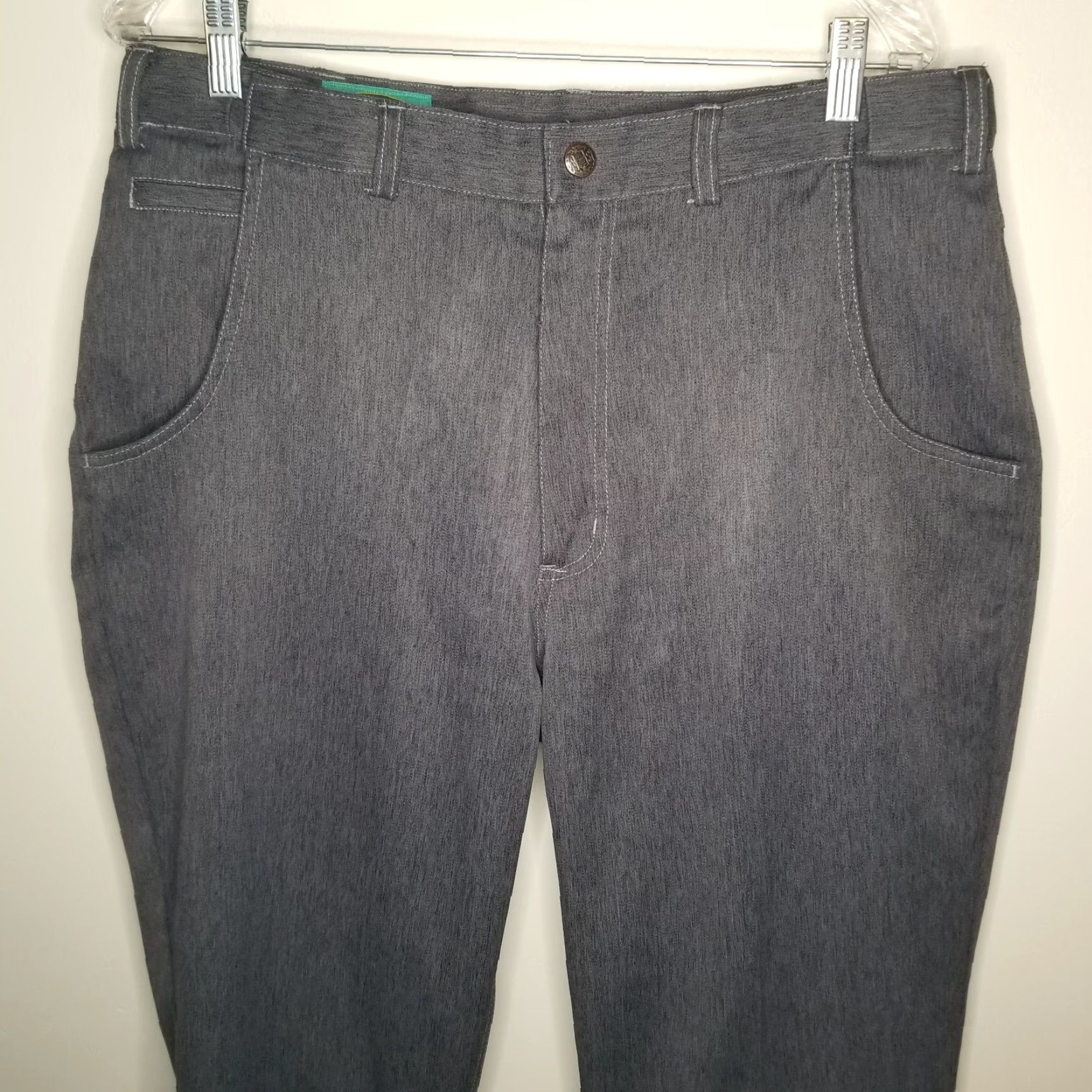 Haband Habands Fit Forever Men’s Chino Pants Gray 36x29, Regular, Waist 36 Inseam 29, Men’s Pants Size US 36 / EU 52 - 2 Thumbnail