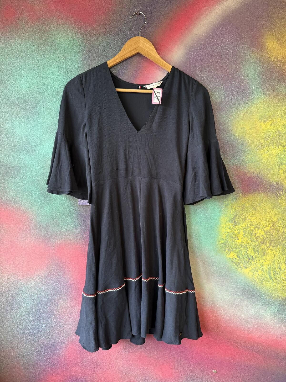 Other Tommy Hilfiger black scalloped dress size 2 uk size 10 Size M / US 6-8 / IT 42-44 - 1 Thumbnail