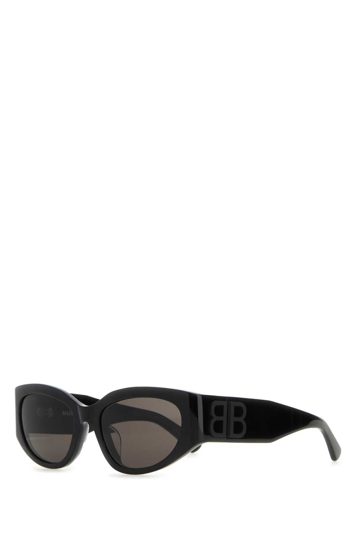 image of Balenciaga Black Acetate Sunglasses, Women's