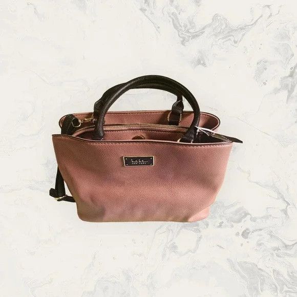 Nicole Miller Nicole Miller Janet Pink&Black Shoulder Bag Size ONE SIZE - 10 Thumbnail