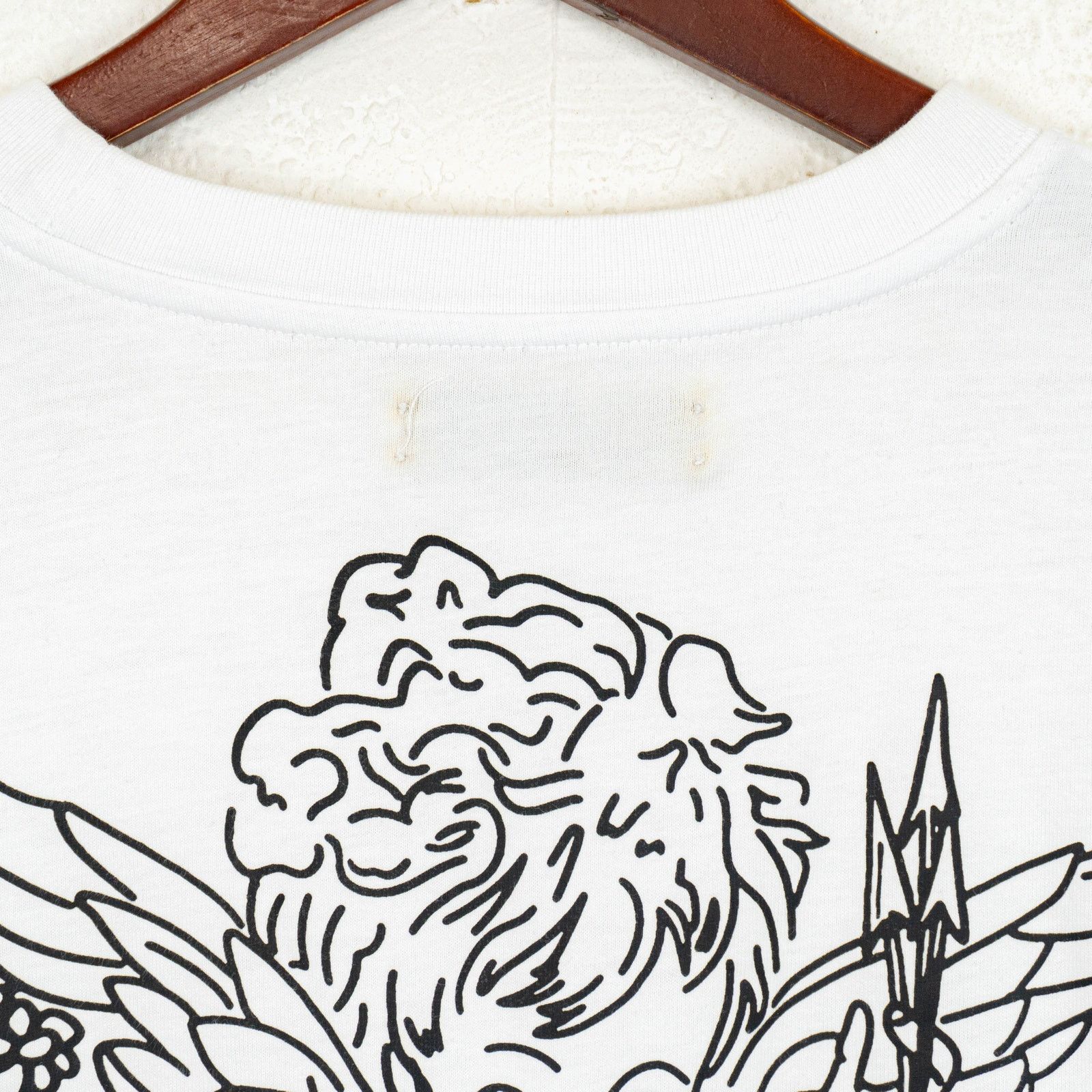 Amiri AMIRI Cherub Angel White T-Shirt tee Back Graphic Size US XL / EU 56 / 4 - 8 Thumbnail