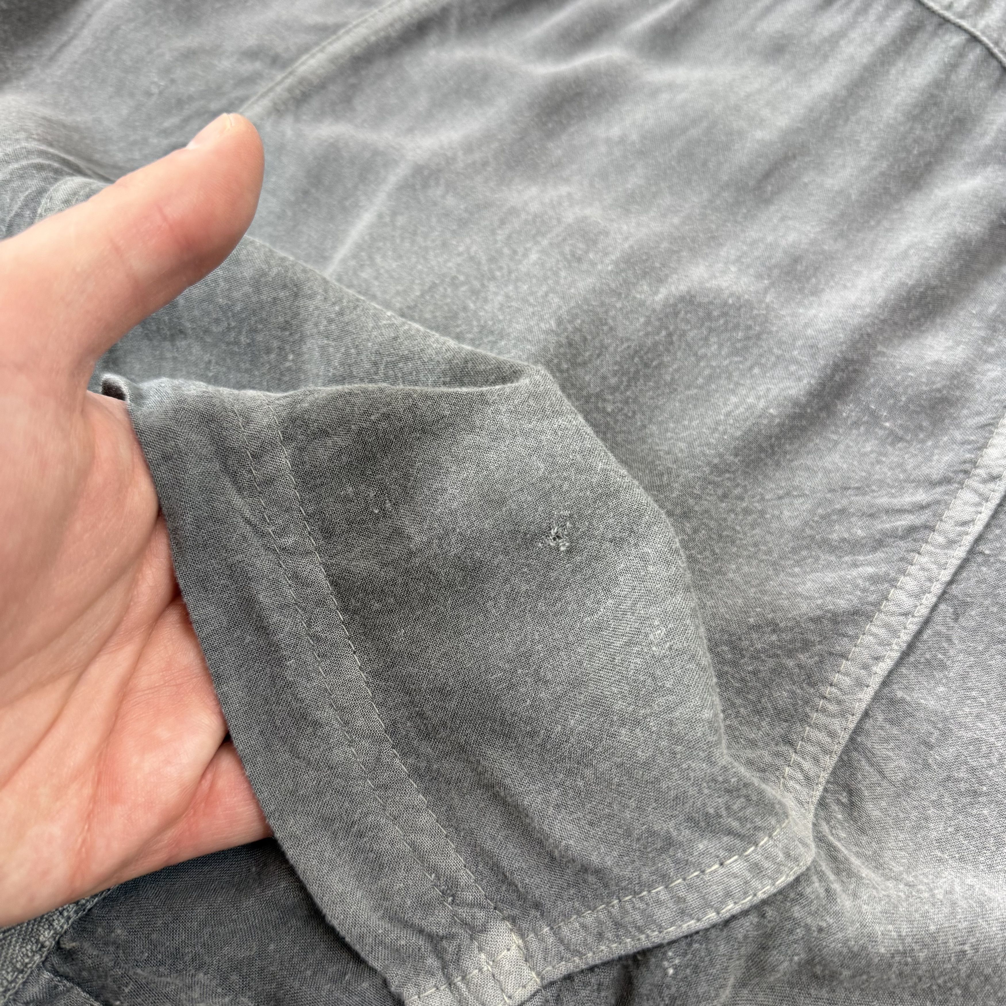 Vintage Vintage Grunge Avantgarde Y2K Grey Mini Skirt Size 26" / US 2 / IT 38 - 10 Thumbnail
