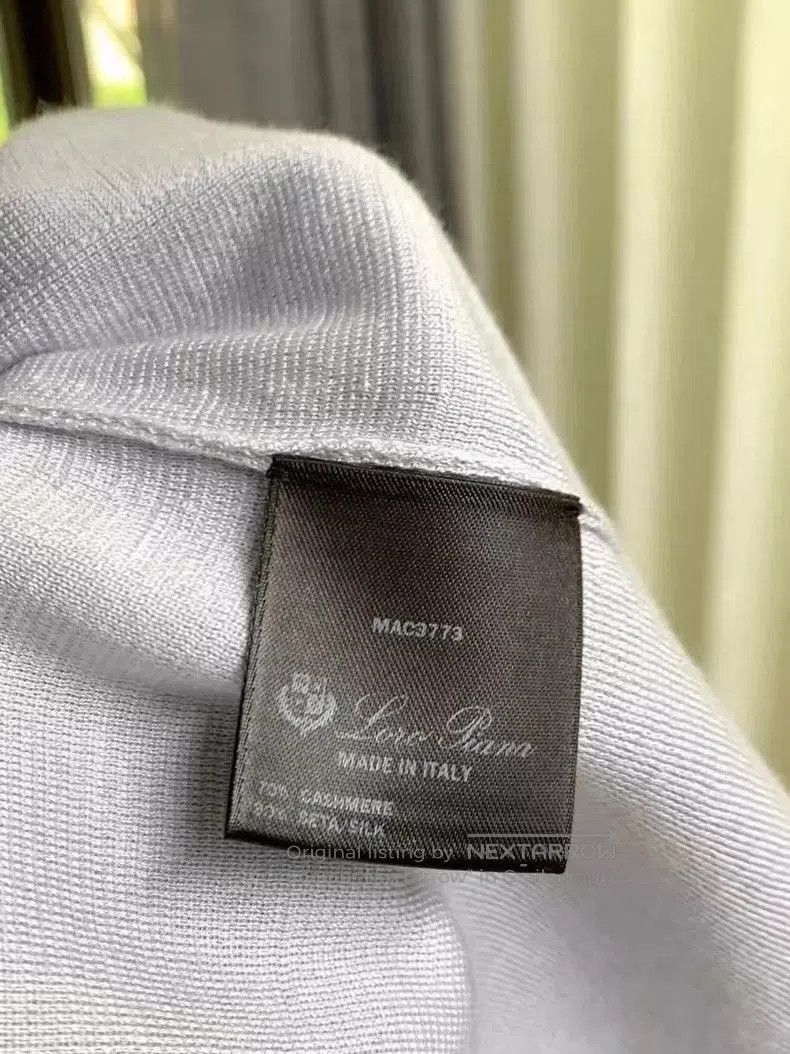 Loro Piana Loro Piana Cashmere Drawstring Cardigan. Size US L / EU 52-54 / 3 - 5 Thumbnail