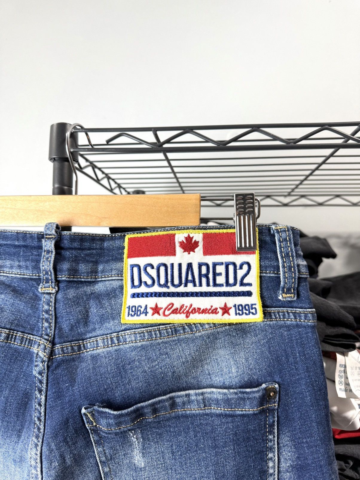 Dsquared2 Designer Dsquared2 Denim Pants Streetwear Dripp Size US 33 - 10 Thumbnail