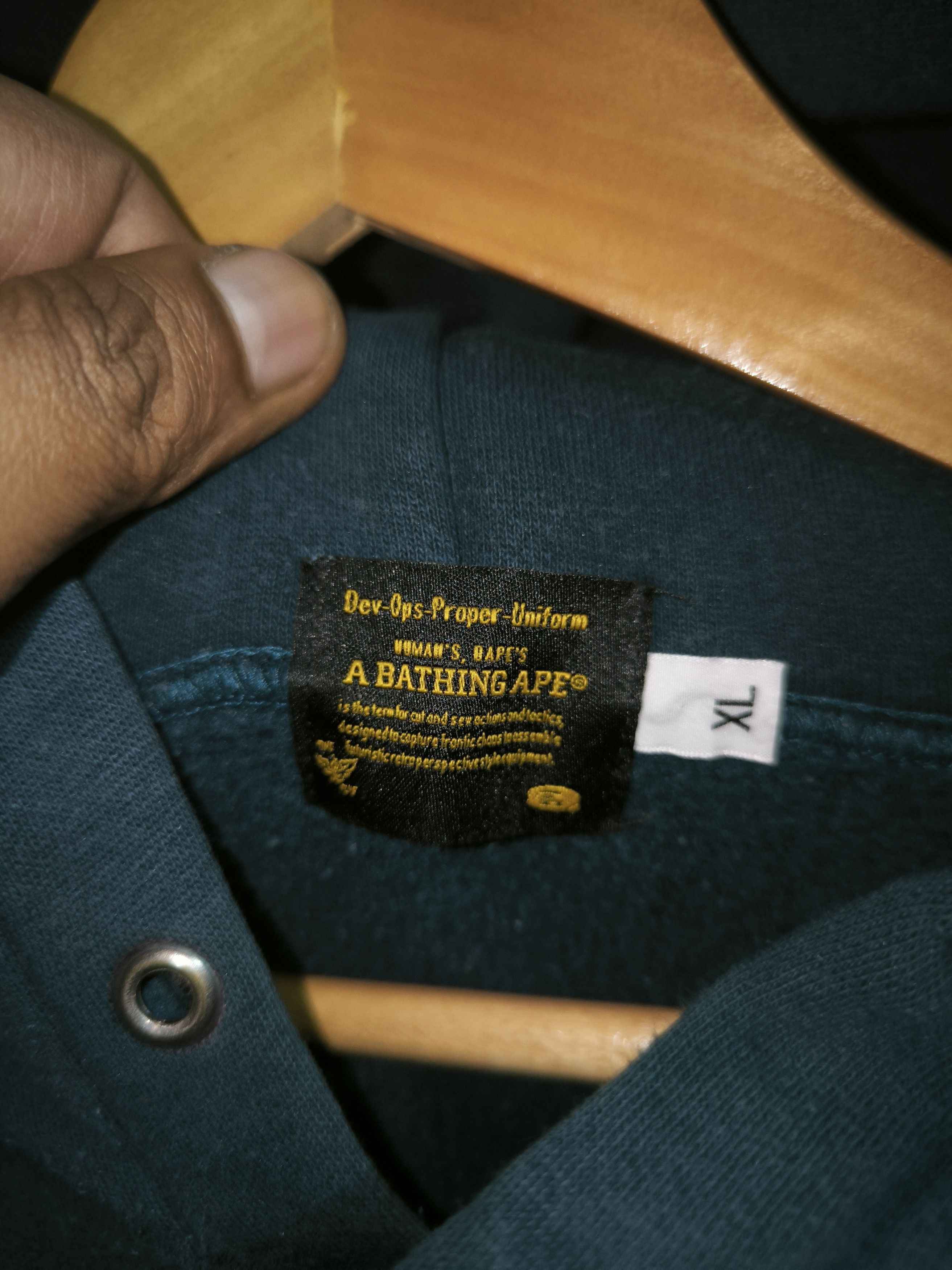 Bape Dev-Ops-Proper-Uniform Hoodie Size US XL / EU 56 / 4 - 10 Thumbnail