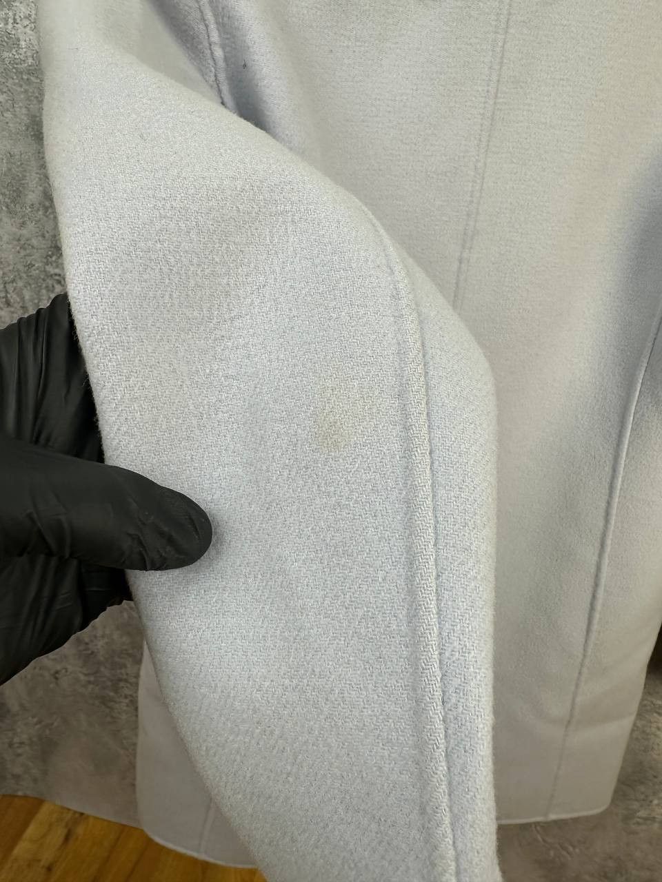 Max Mara Max Mara Studio Cucito a Mano Blue Virgin Wool Tailored Coat Size S / US 4 / IT 40 - 10 Thumbnail
