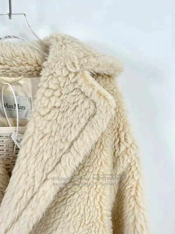 Max Mara MaxMara Cream Wool Women's Coat . Size S / US 4 / IT 40 - 5 Thumbnail