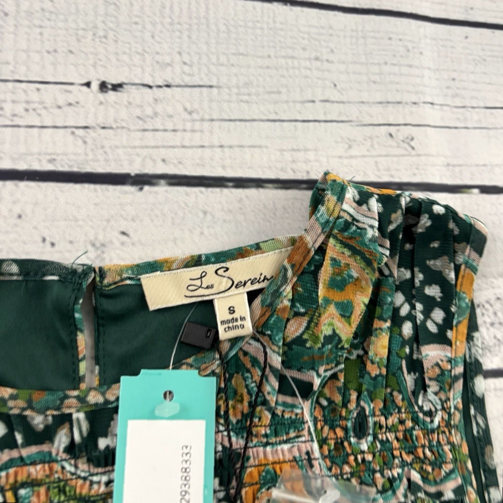 Vintage VINTAGE Stitch Fix Les Serein Sleeveless Top Women's S Green Shirt Womens Small Green Sleeveless Shirt Size S / US 4 / IT 40 - 2 Thumbnail