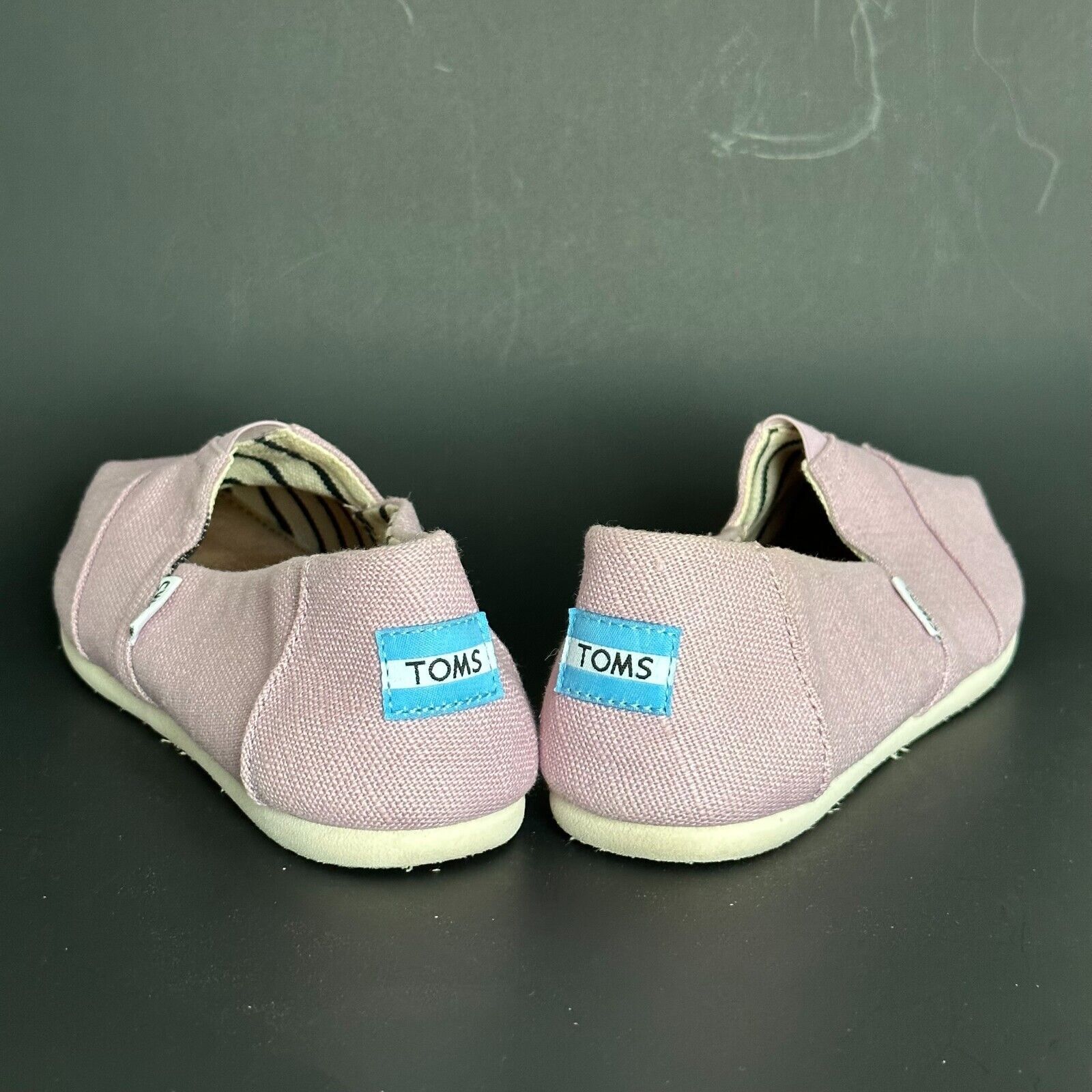 Toms TOMS Shoes Slip On, Light Purple Womens Size 6M Boat Shoe Size US 9 / IT 39 - 7 Thumbnail