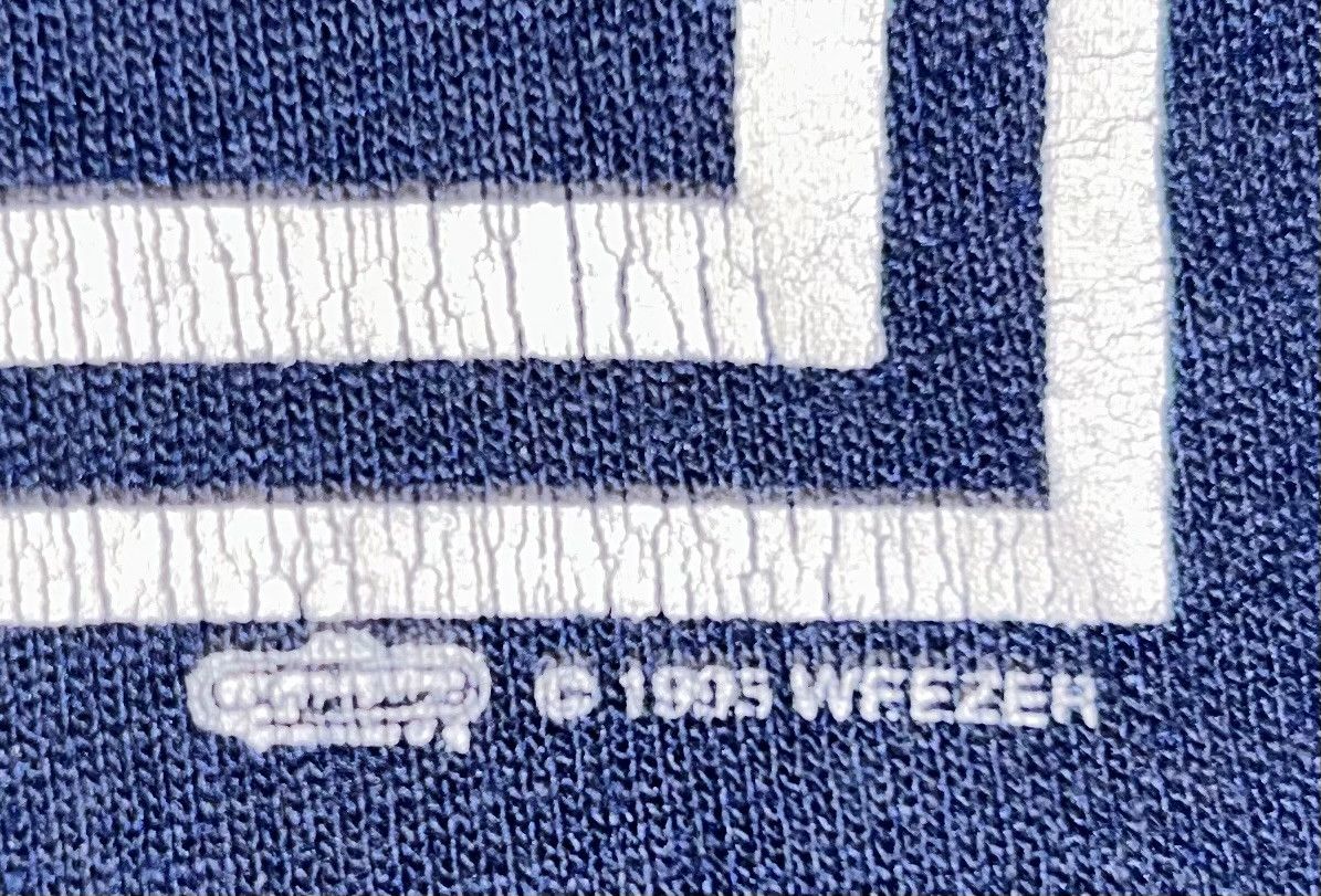 Soffe Weezer 1995 Soccer Jersey Size US XL / EU 56 / 4 - 7 Thumbnail