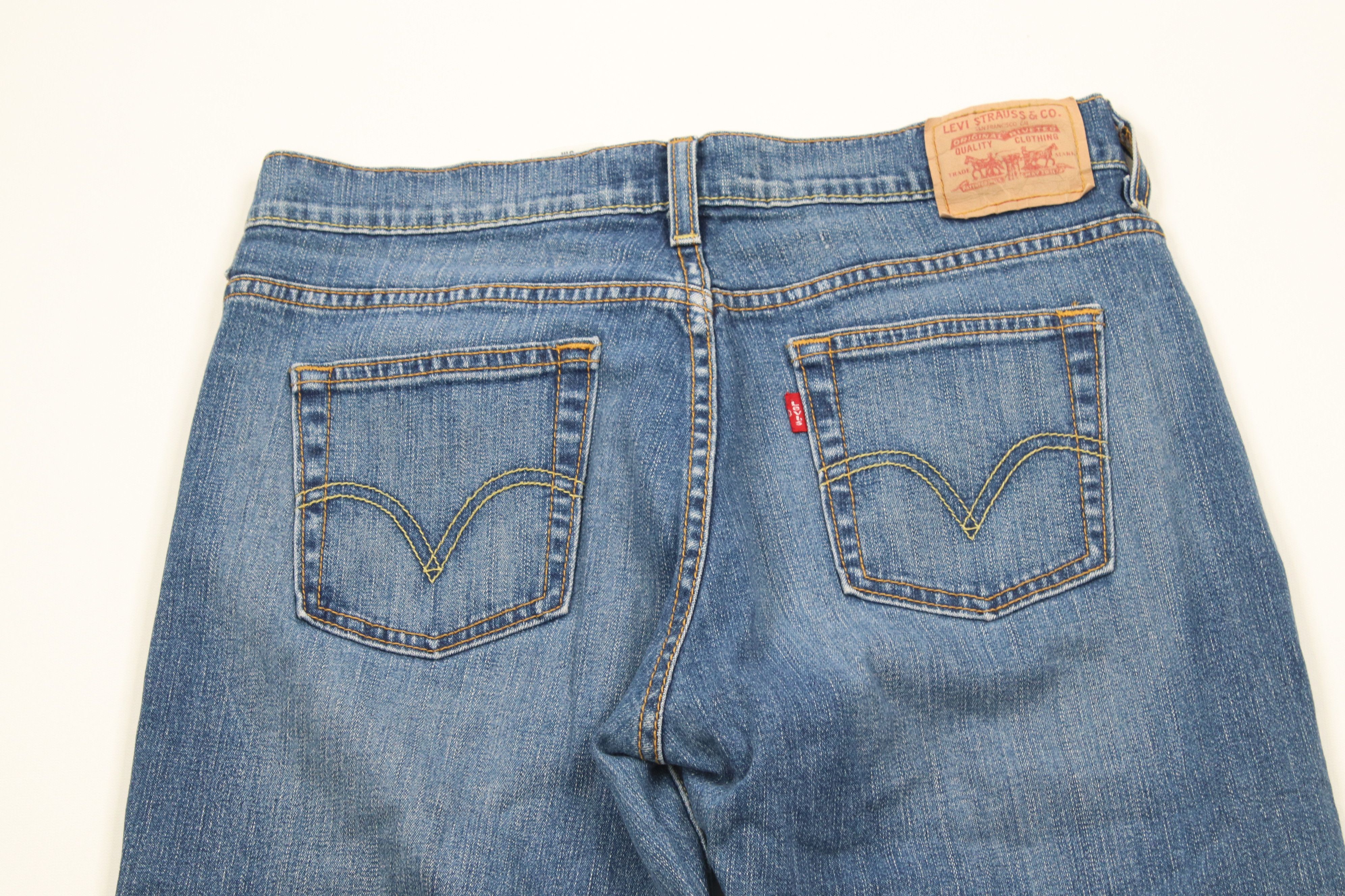 Levi's × Vintage Vintage Y2K 2005 Levis 515 Bootcut Stretch Denim Jeans Size 28" / US 6 / IT 42 - 10 Thumbnail