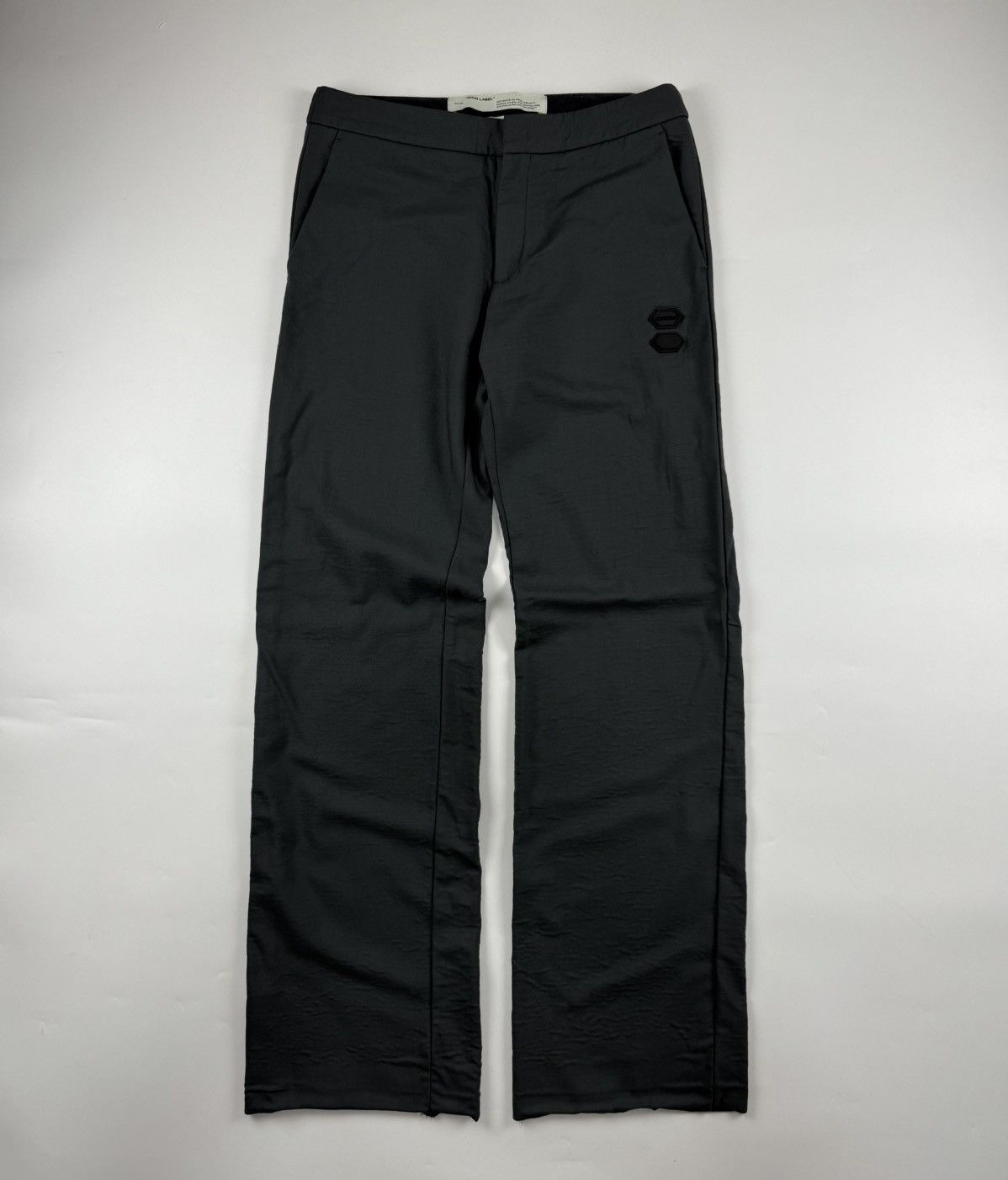 Off-White Off White Straight Leg Wool Tailored Pants Size US 32 / EU 48 - 1 Thumbnail