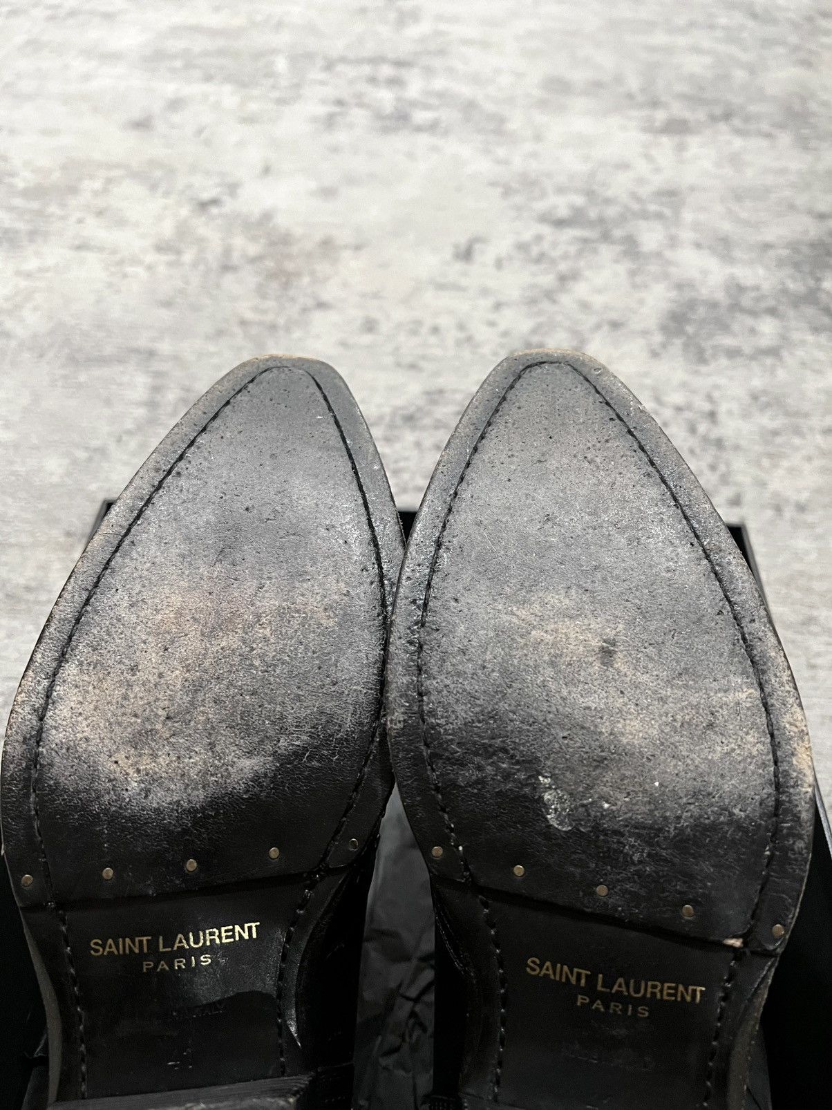 Saint Laurent Paris Saint Laurent paris studded boots wyatt Size US 8 / EU 41 - 12 Thumbnail