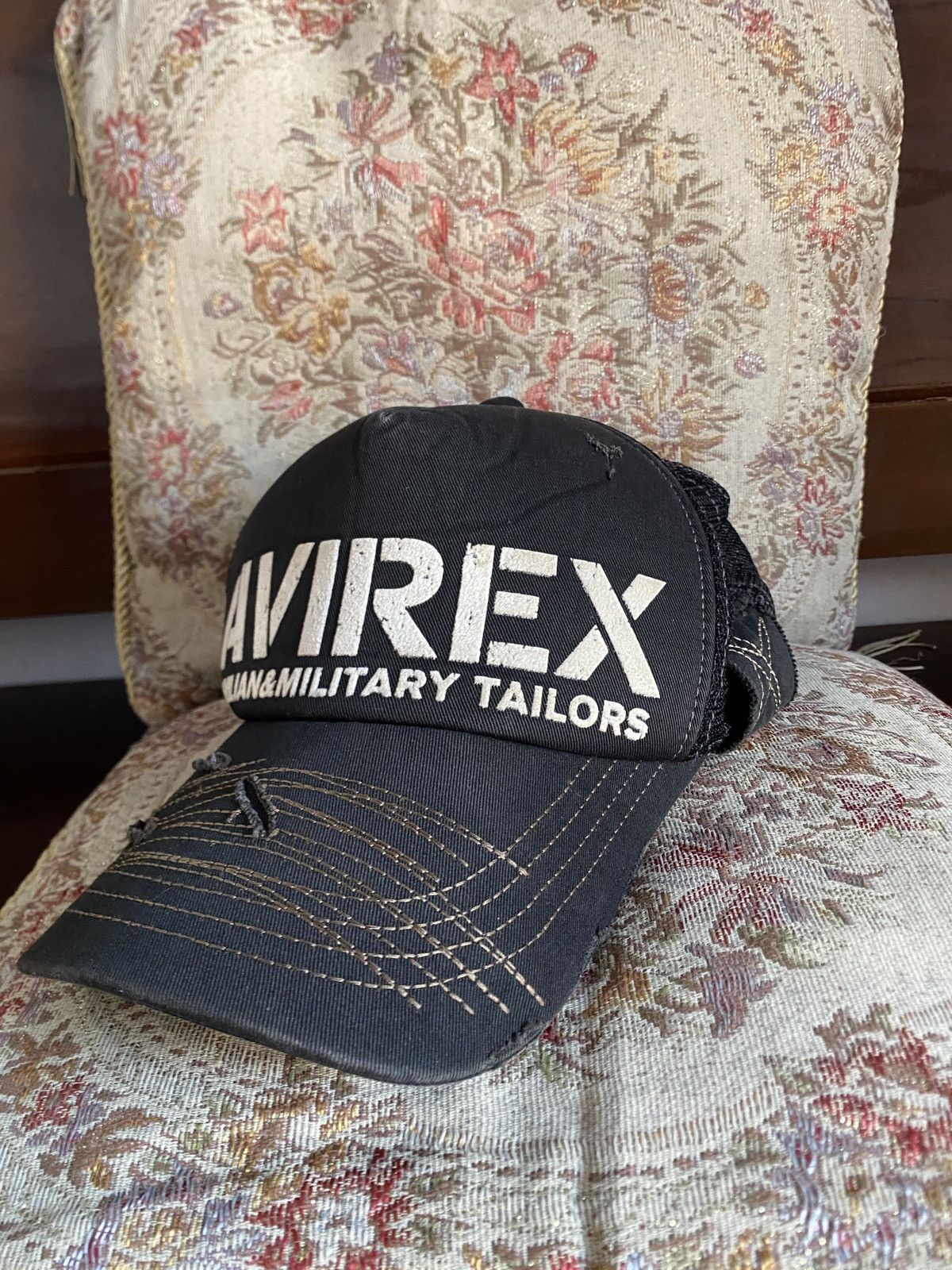 Avirex vintage avirex trucker hat military Size ONE SIZE - 1 Thumbnail