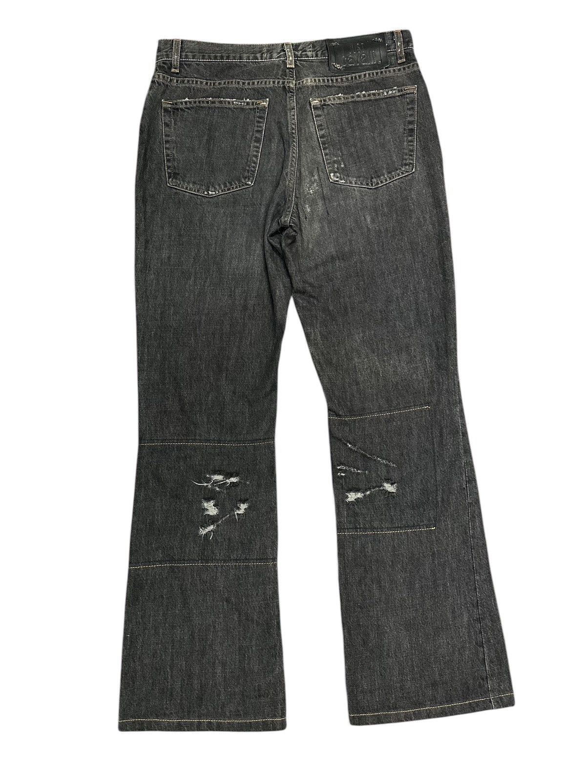 Kapital 💥 Flare Bootcut💥 Just Cavali Distress Design💥 Size US 30 / EU 46 - 2 Thumbnail