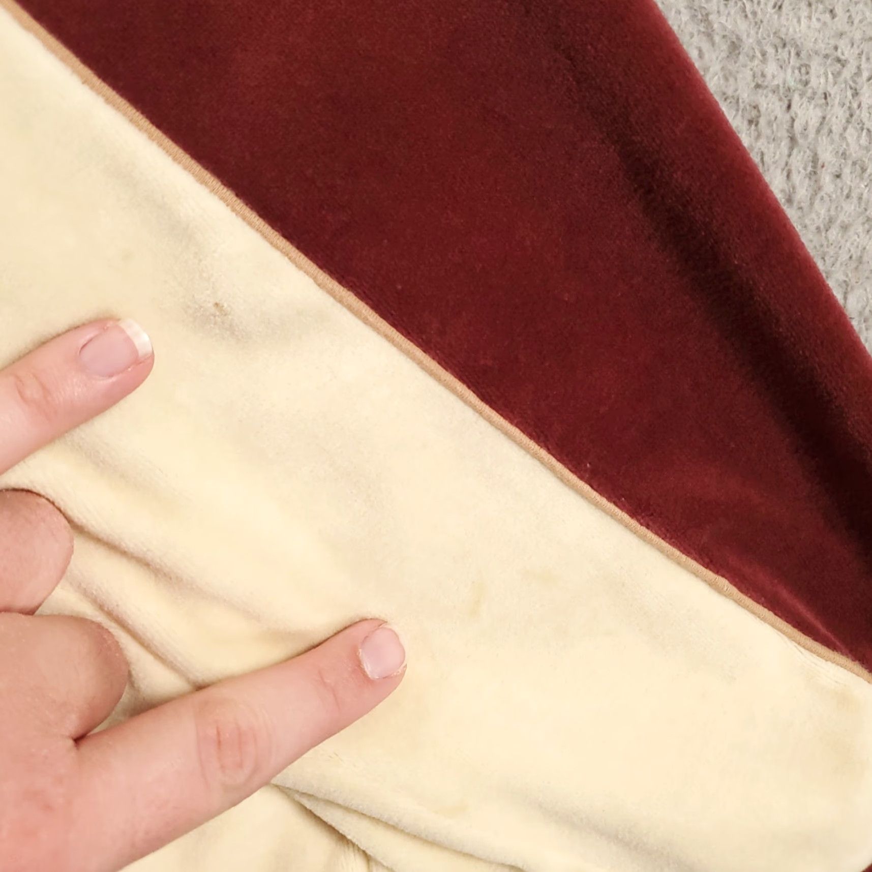 Vintage Vintage Irvine Park Velour Track Jacket Mens XL Red Ivory Full Zip Long Sleeve Size US XL / EU 56 / 4 - 6 Thumbnail