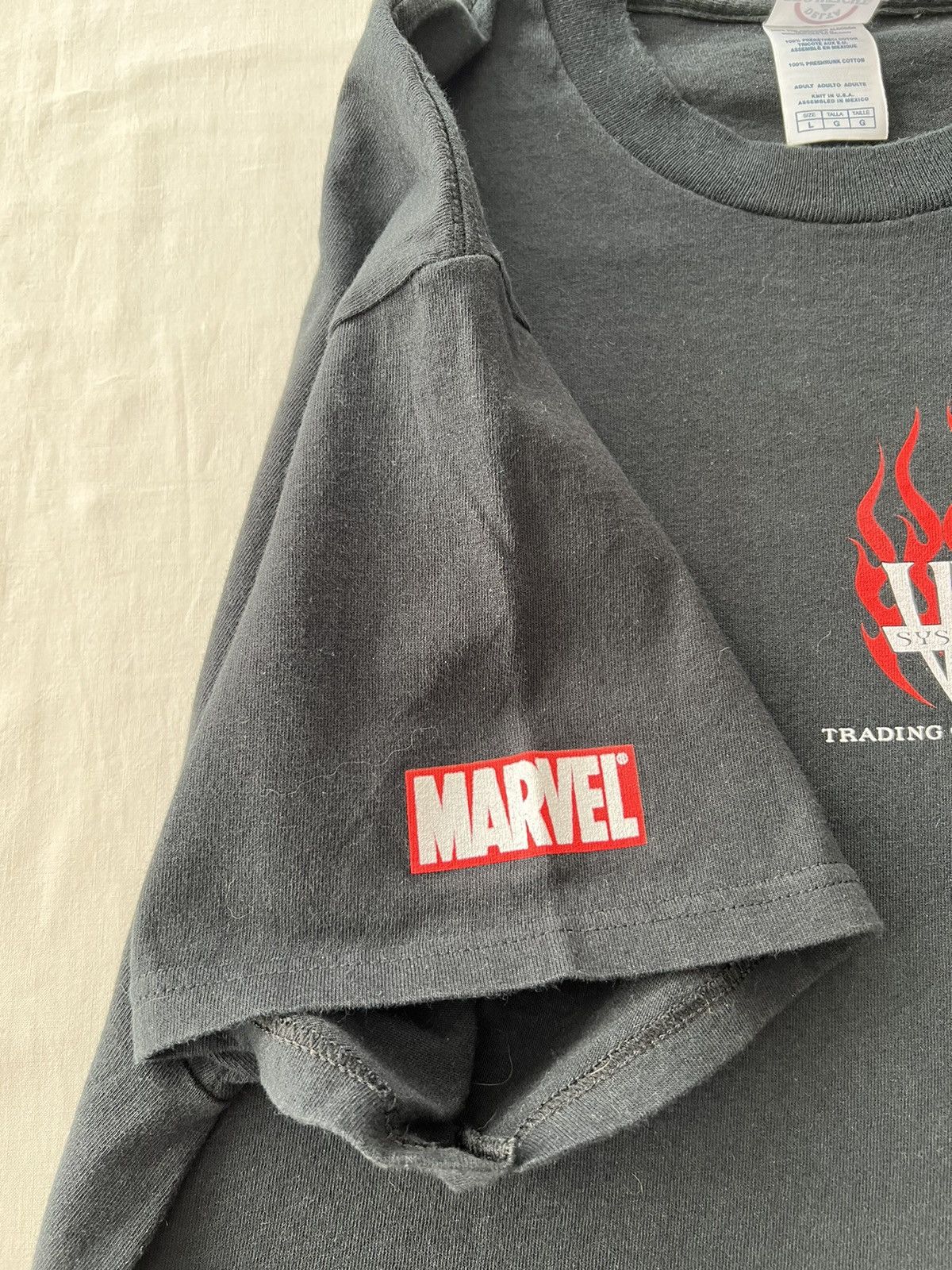 Marvel Comics Vintage 2005 Marvel Trading Card Game Ghost Rider Comics Tee Size US L / EU 52-54 / 3 - 8 Thumbnail