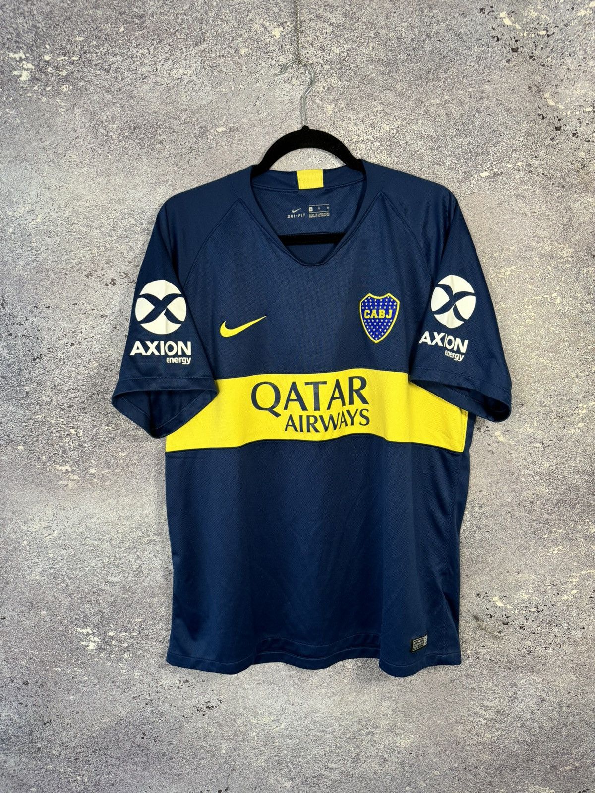 Nike Nike x Boca Junior Jersey Qatar Airways Sponsor 2019