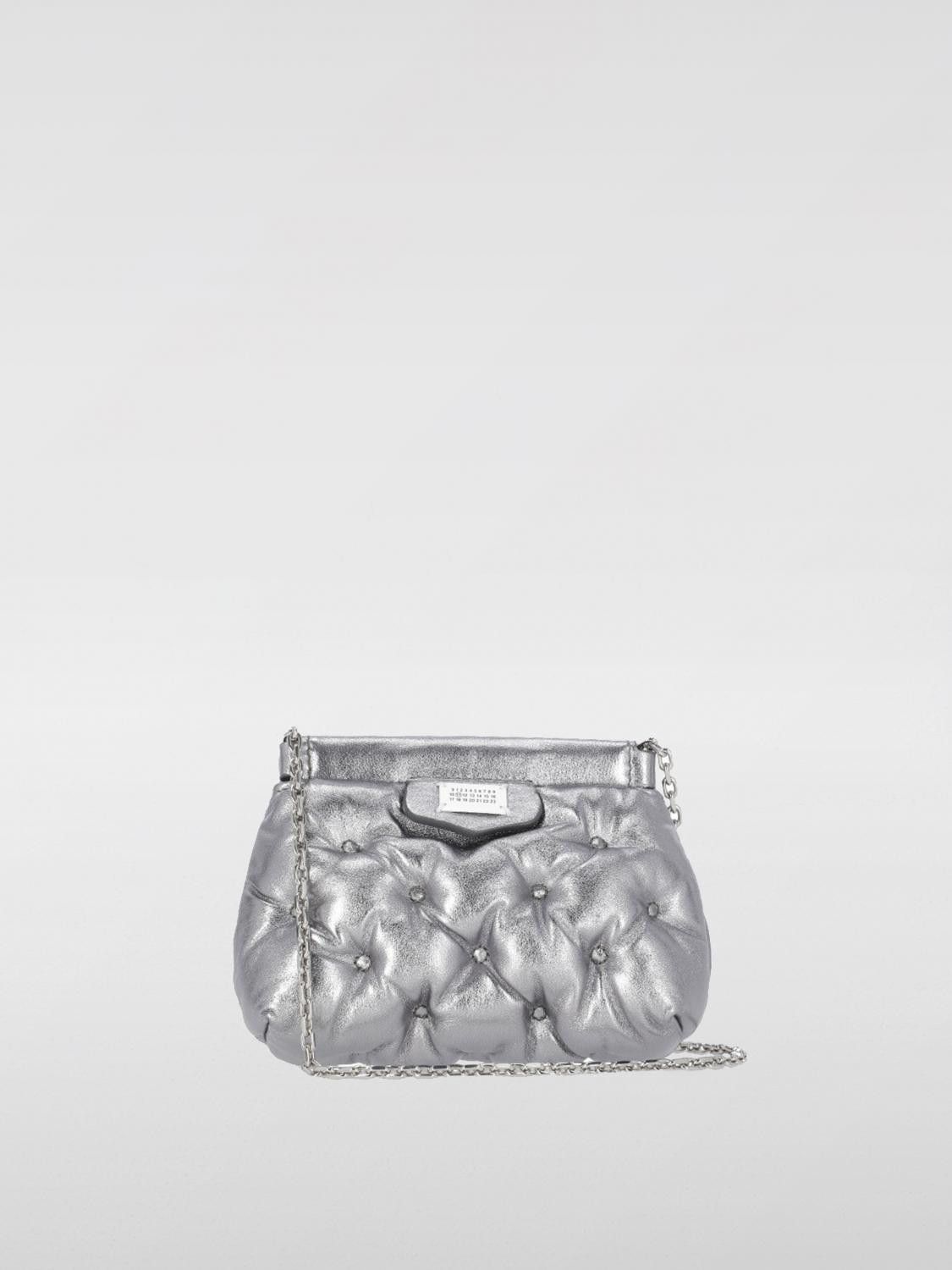 Maison Margiela o1s22i1n1124 Size: OS / Mini Glam Slam Bag in Silver Size ONE SIZE - 1 Thumbnail