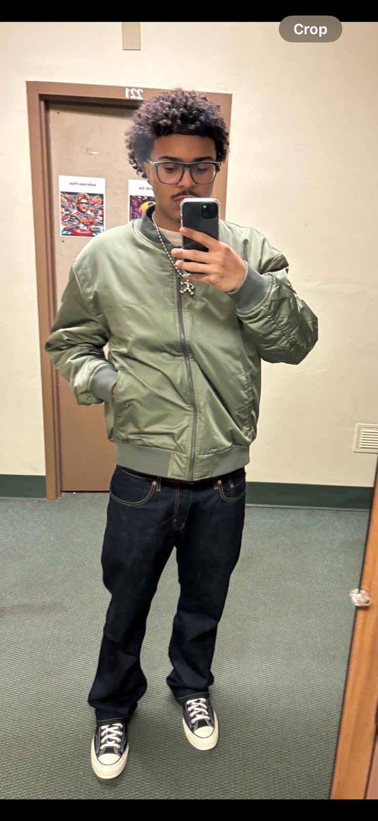 Gap × Vintage Gap men’s vintage green bomber Size US L / EU 52-54 / 3 - 1 Thumbnail