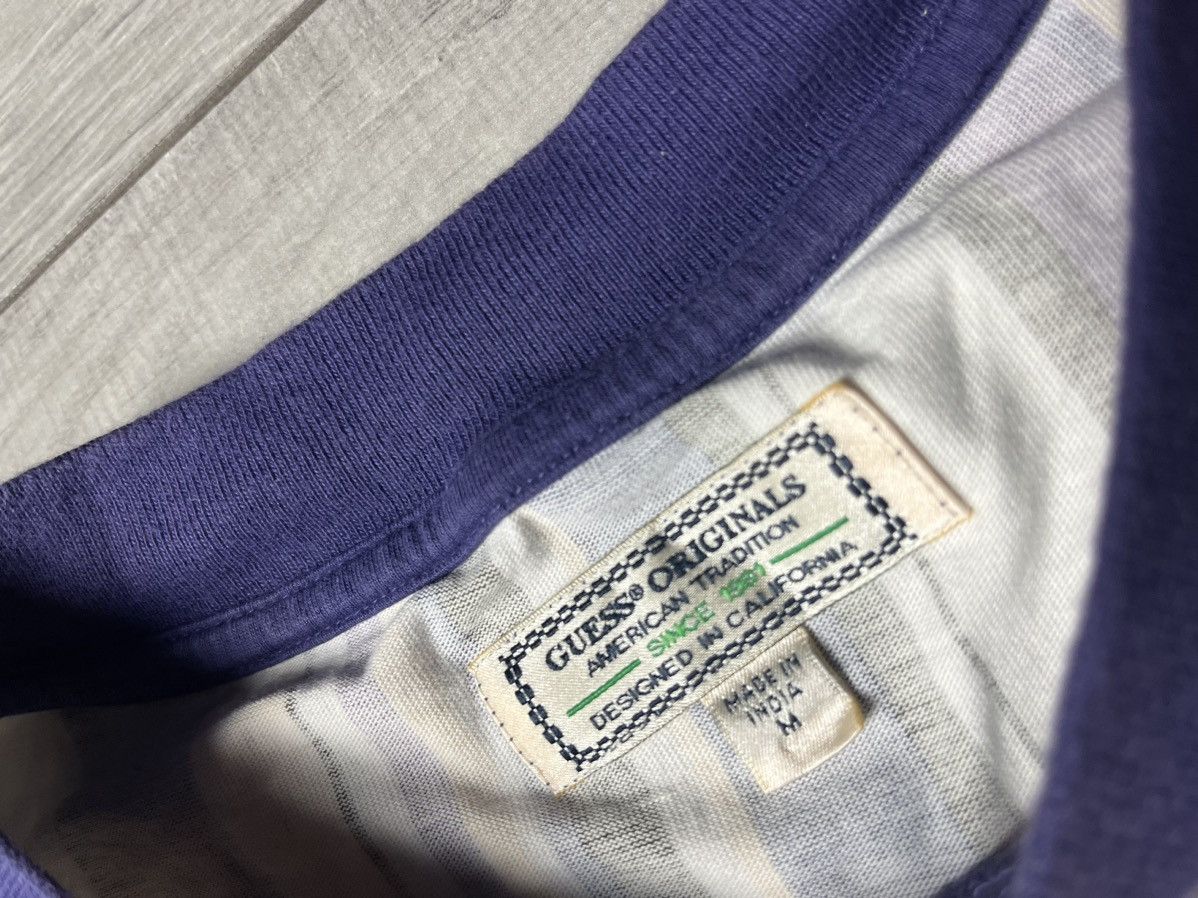 Guess Guess vintage long sleeve striped embroidered size Medium Size US M / EU 48-50 / 2 - 4 Thumbnail