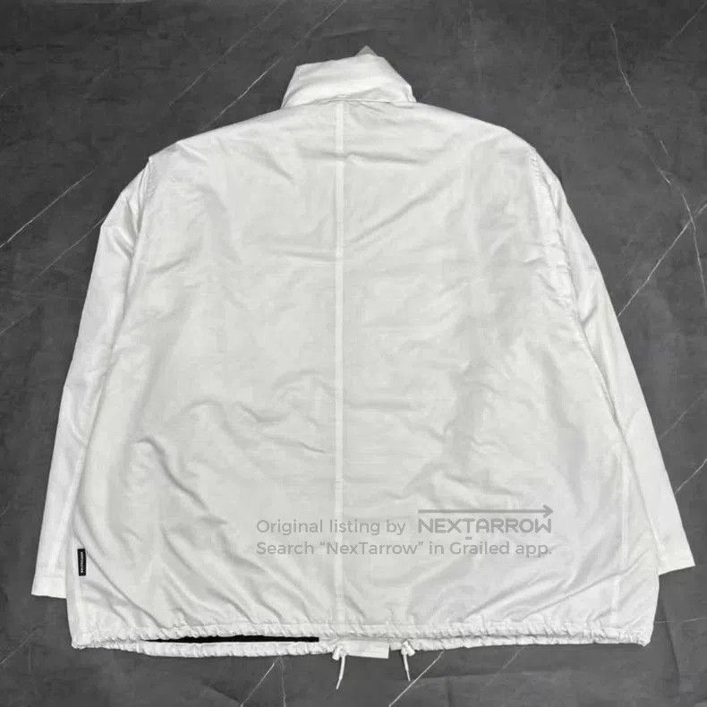 Balenciaga Balenciaga White Embroidered Logo Jacket. Size US L / EU 52-54 / 3 - 2 Thumbnail