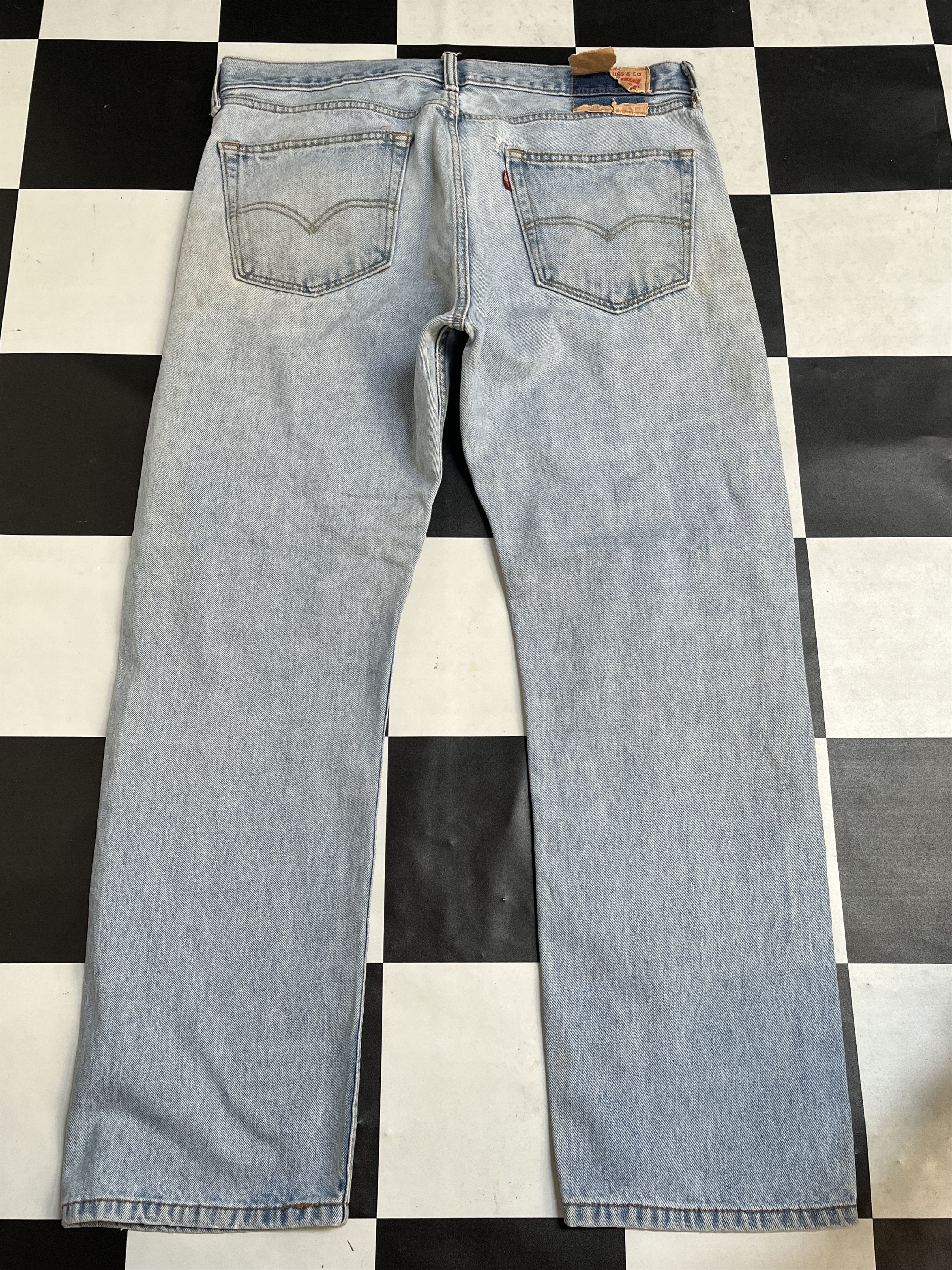 Levi's × Vintage Vintage Levis 505 Relaxed Fit Jean L271 Size US 36 / EU 52 - 2 Thumbnail