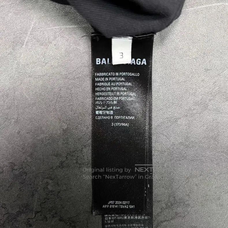 Balenciaga Balenciaga SS25 Distressed Logo Longsleeve. Size US S / EU 44-46 / 1 - 5 Thumbnail