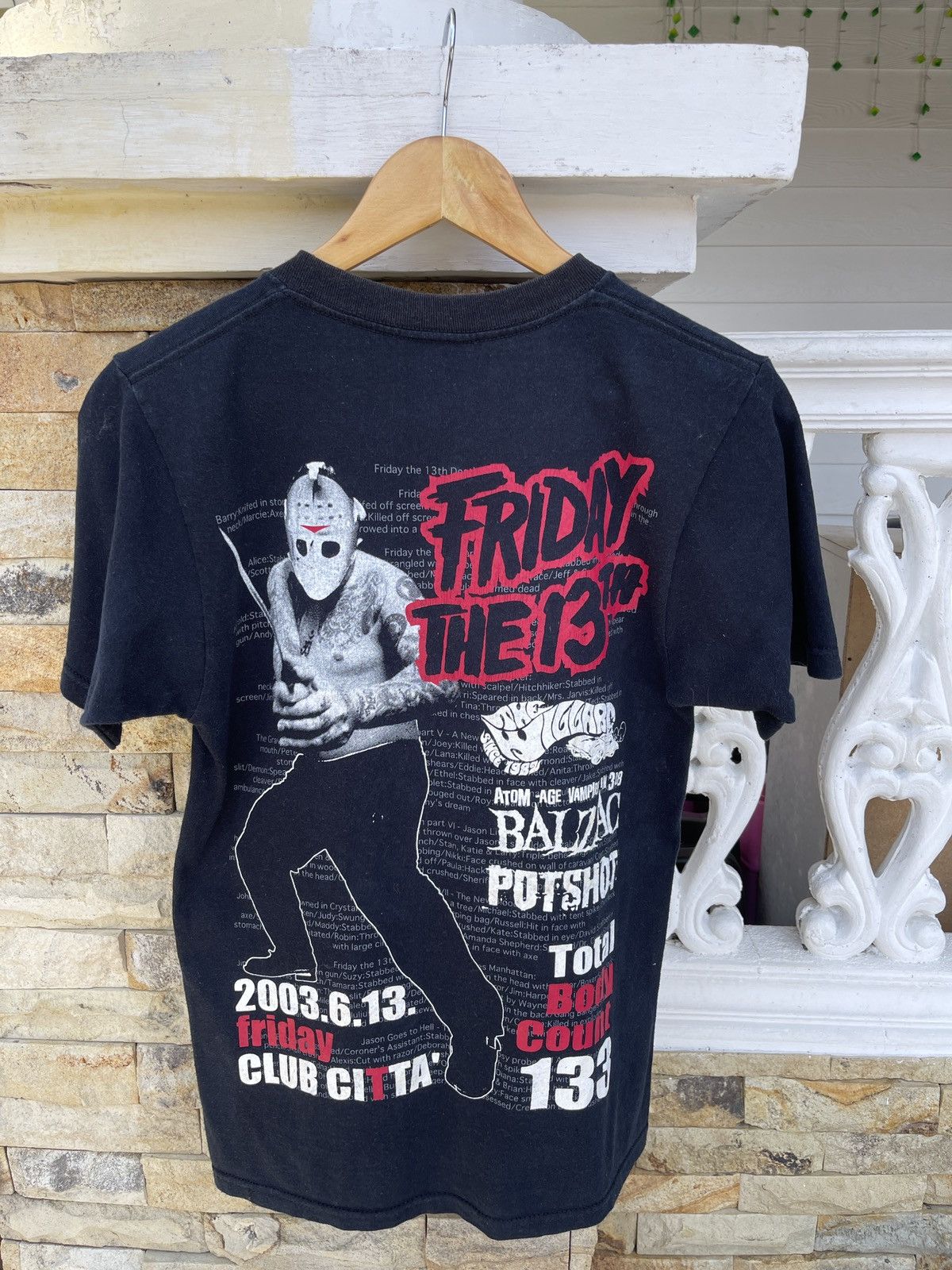 Band Tees × Expert Horror Last Drop🔥Rare🔥Vtg FRIDAY THE 13th x Balzac Horror T Shirt Size US S / EU 44-46 / 1 - 1 Thumbnail
