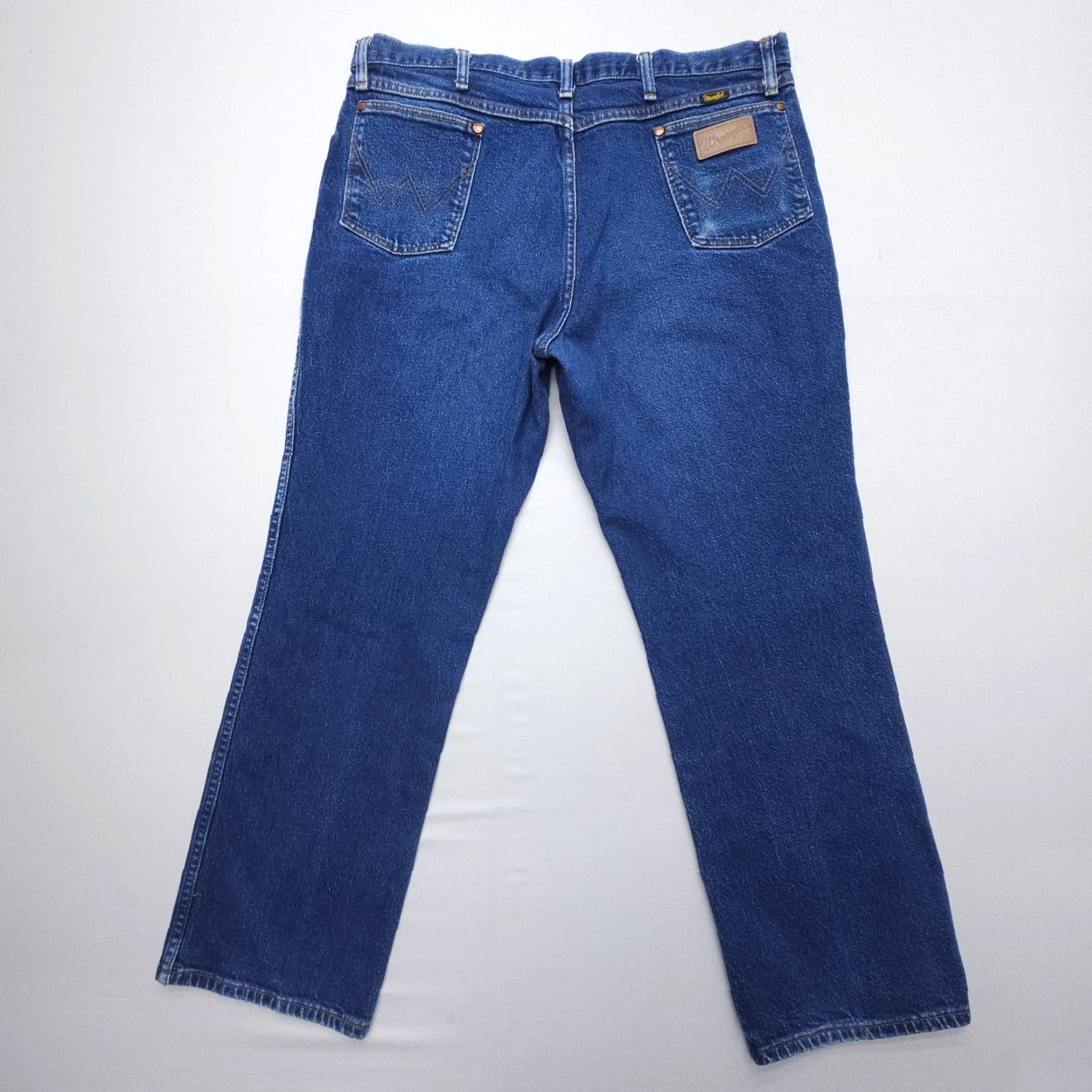 Wrangler Wrangler Jeans Denim Bootcut Mens 40 Regular Blue Dark Wash 30 in 5-Pocket USA Cowboy Vintage: No Size US 40 / EU 56 - 2 Thumbnail