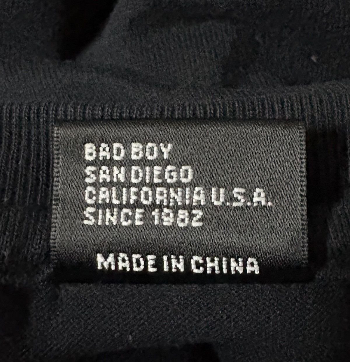 Vintage BAD BOY Poem Design Style T-Shirt Size US L / EU 52-54 / 3 - 6 Thumbnail