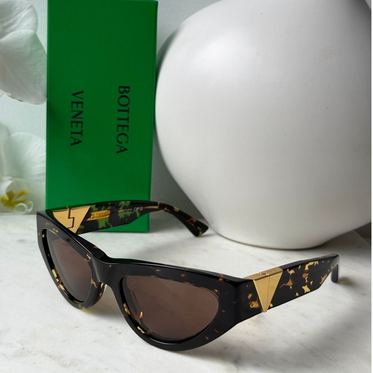 NEW Bottega Veneta BV1033S Brown Unisex Square Sunglasses BOTTEGA VENETA Bottega Veneta Sunglasses BV1033S Havana  main image 2