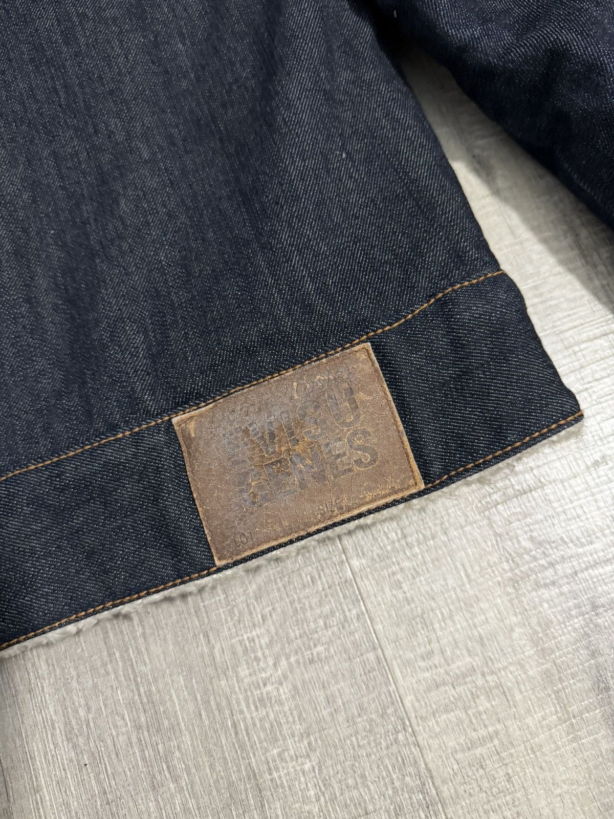 Evisu Evisu sherpa denim jacket Size L / US 10 / IT 46 - 14 Thumbnail