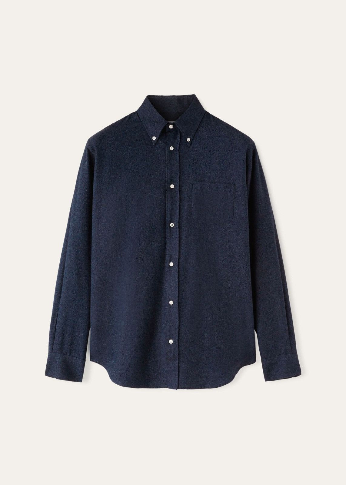 Loro Piana o1srvl11e0525 FAO0362 Denim Shirt in Navy Blue Size US S / EU 44-46 / 1 - 1 Thumbnail